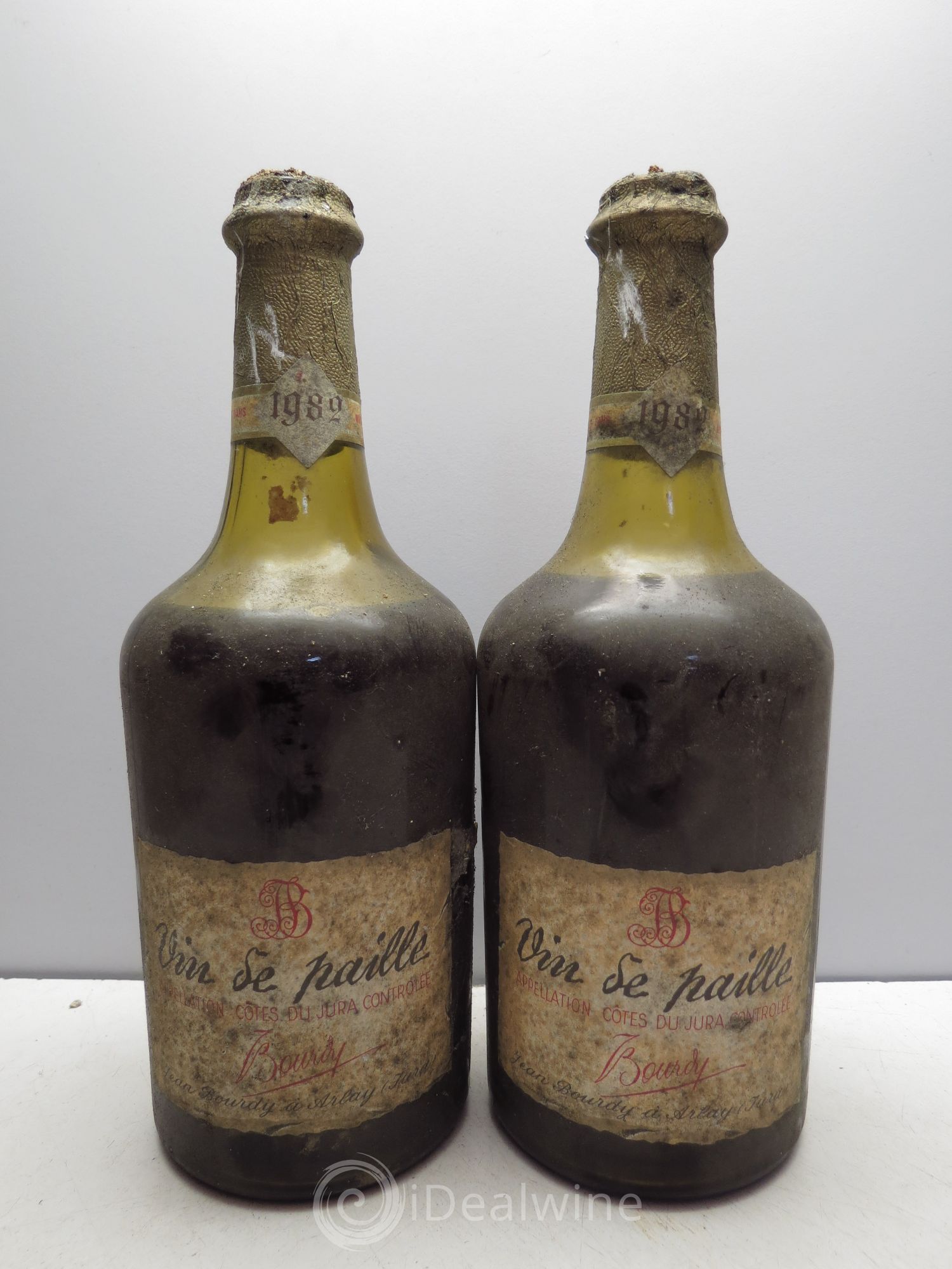 Côtes du Jura Vin de Paille Bourdy (Clavelin 70cl) 1982 - Lotto di 2 bottiglie - 0