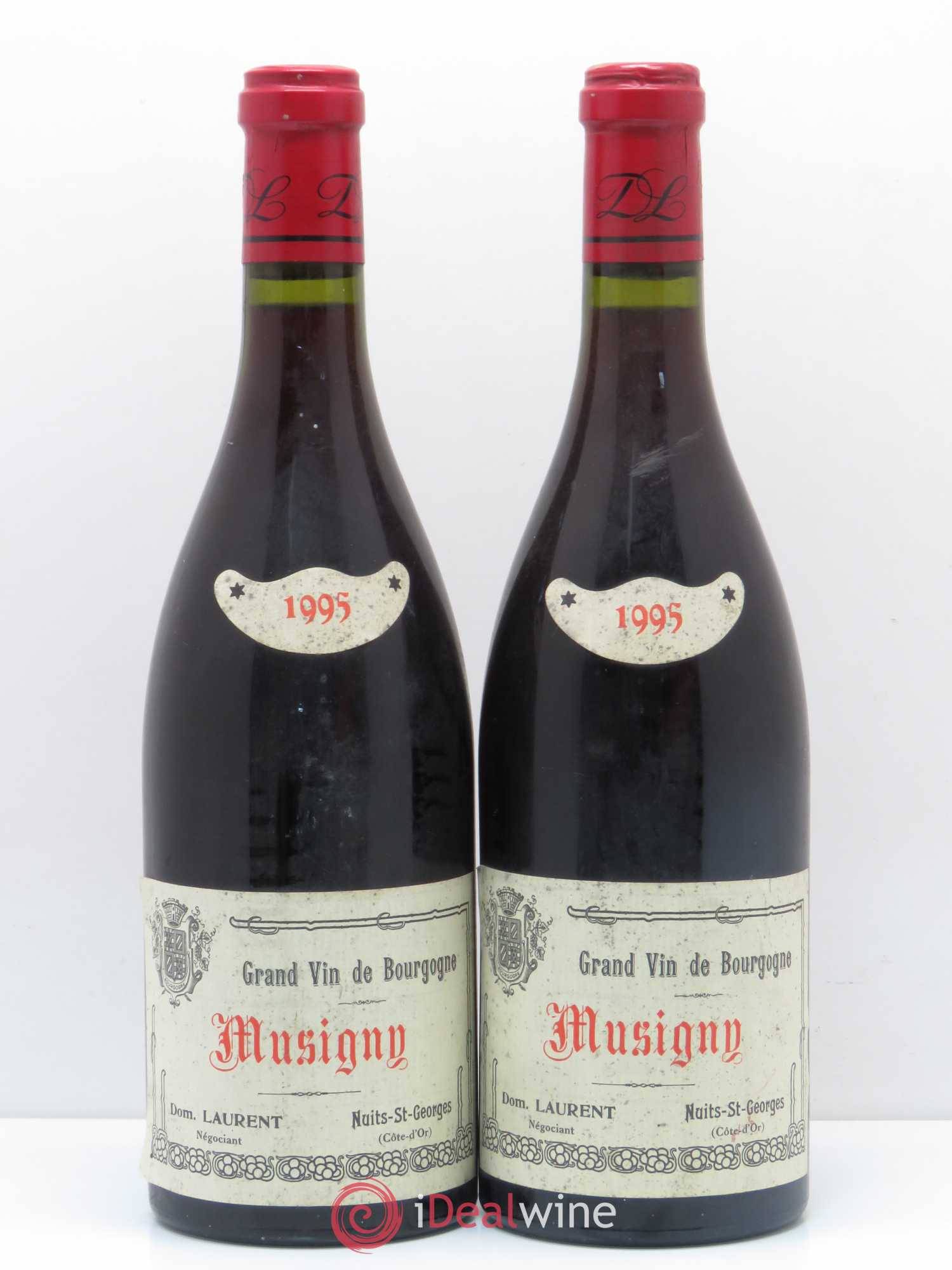Musigny Grand Cru Domaine Dominique Laurent 1995 - Lot de 2 bouteilles - 0