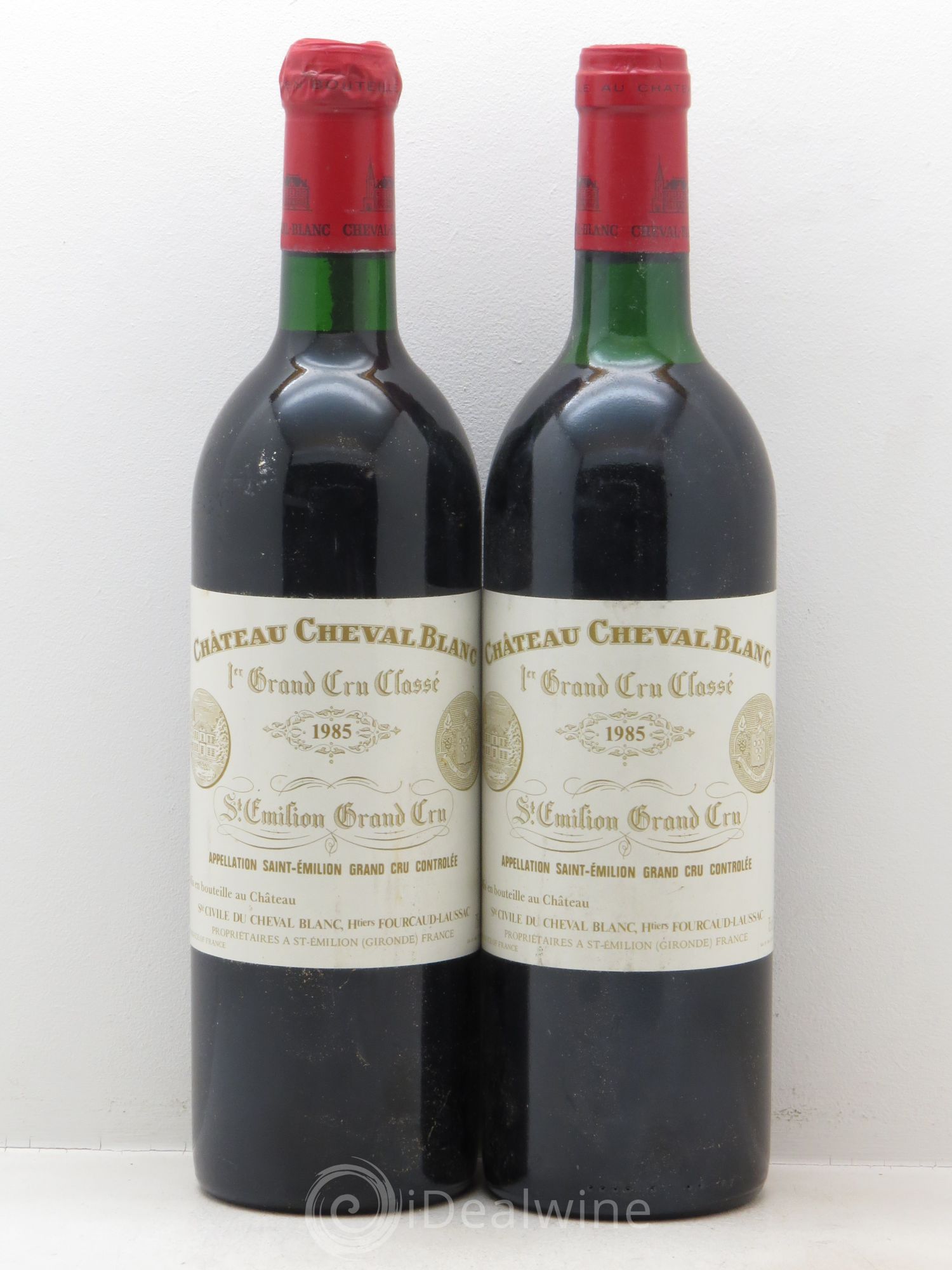 Château Cheval Blanc 1er Grand Cru Classé A 1985 - Lot de 2 bouteilles - 0