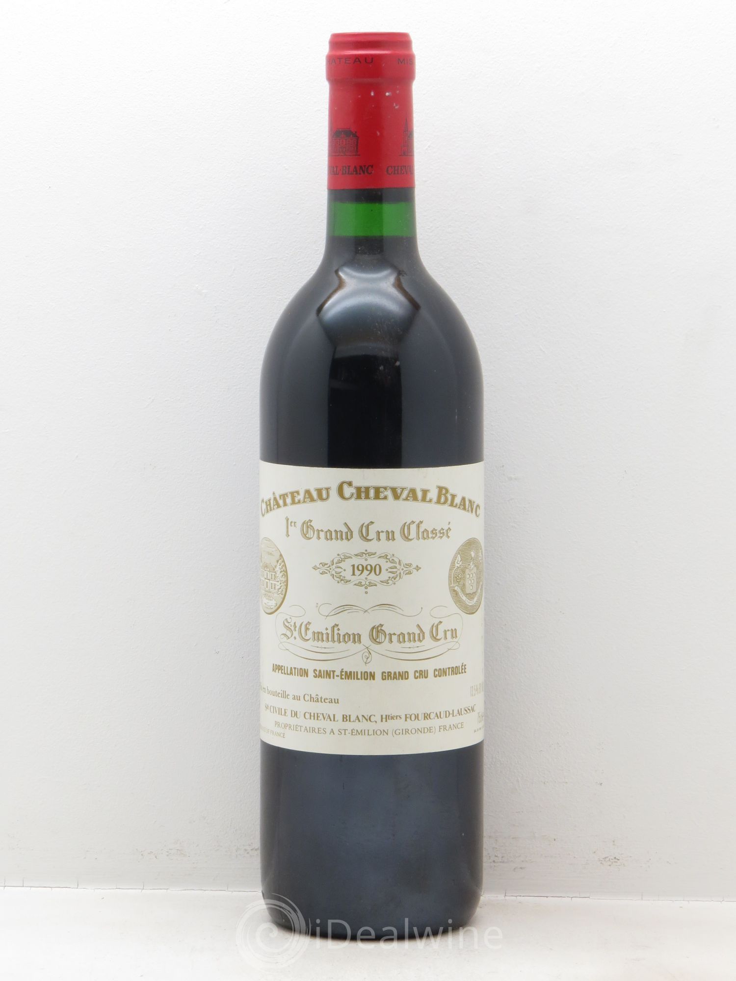 Château Cheval Blanc 1er Grand Cru Classé A 1990 - Lot de 1 bouteille - 0