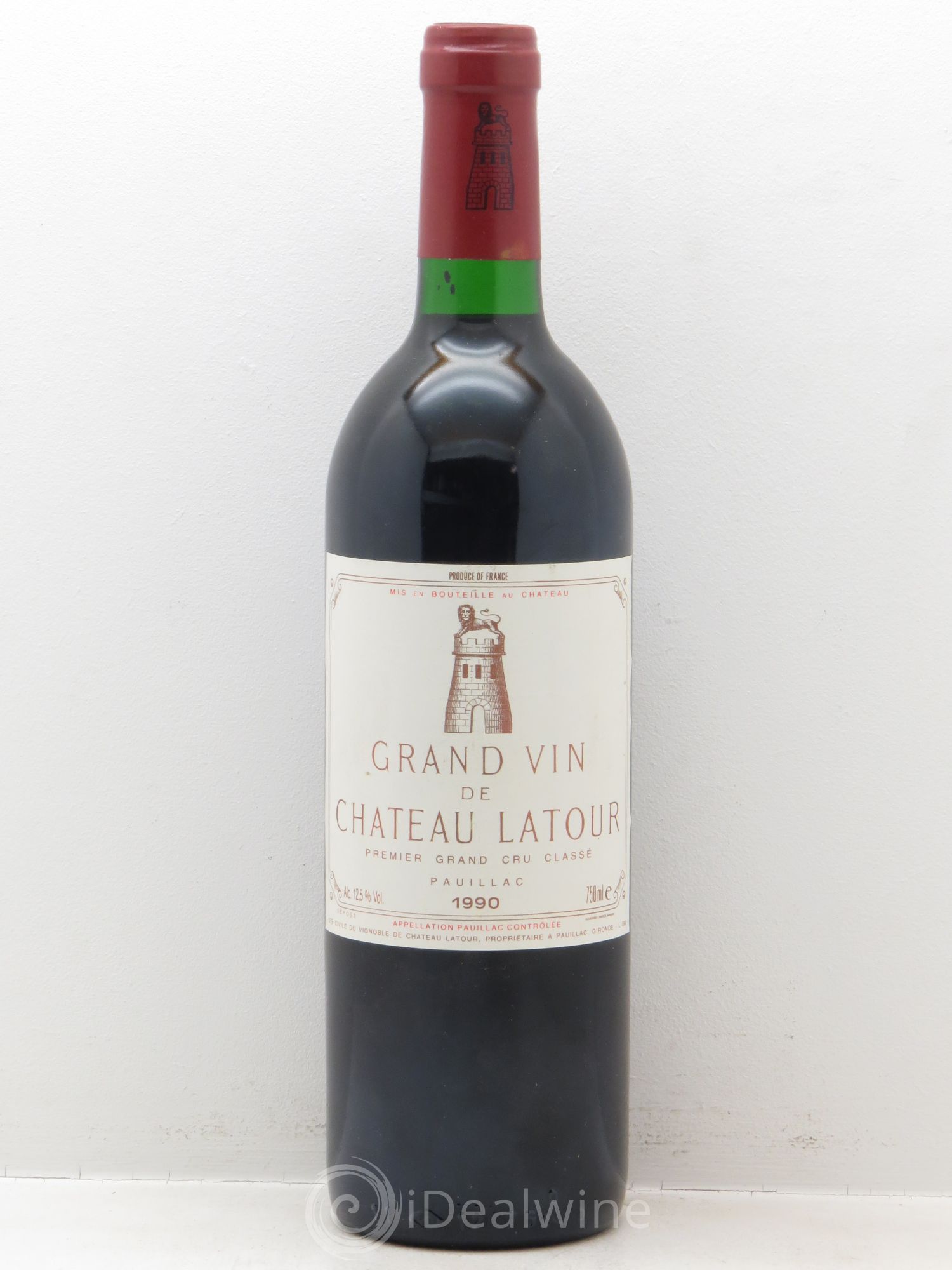Château Latour 1er Grand Cru Classé 1990 - Lot de 1 bouteille - 0