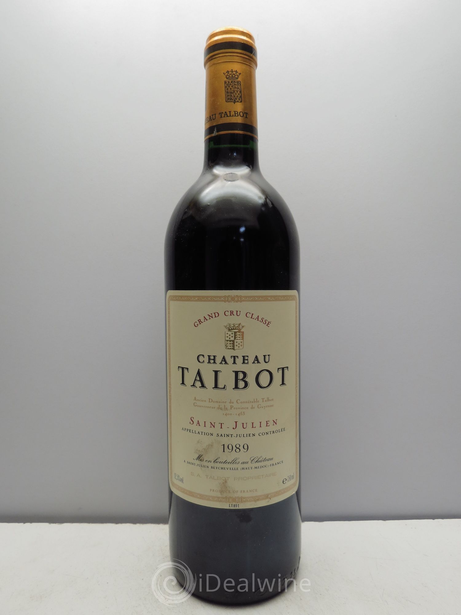 Château Talbot 4ème Grand Cru Classé 1989 - Lot de 6 bouteilles - 0