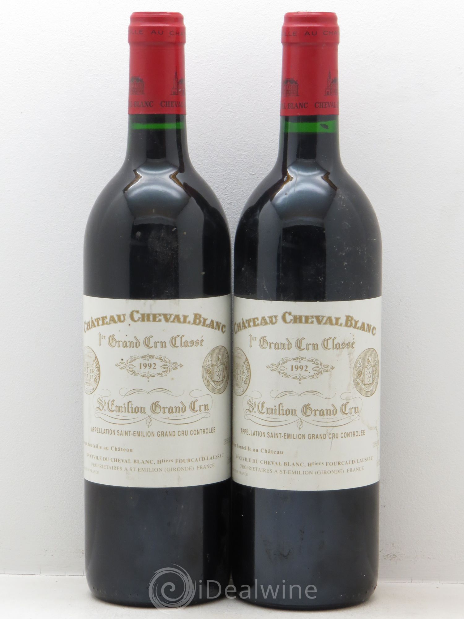 Château Cheval Blanc 1er Grand Cru Classé A 1992 - Lot de 6 bouteilles - 3