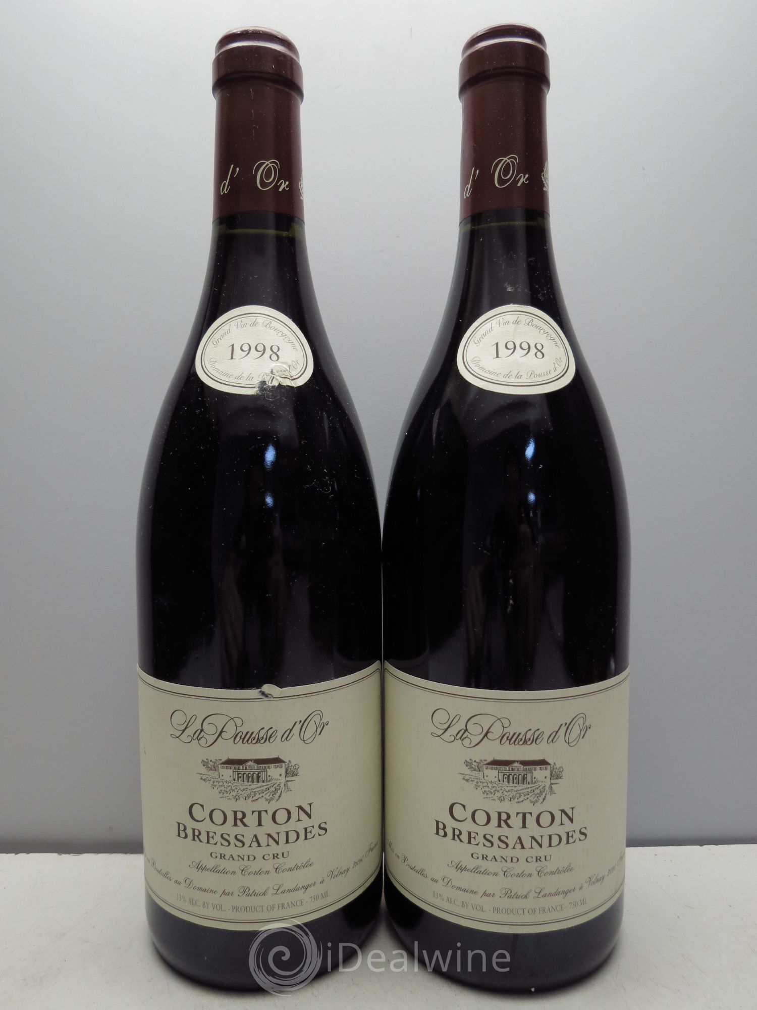 Corton Grand Cru Bressandes La Pousse d'Or (Domaine de) 1998 - Lot de 2 bouteilles - 0