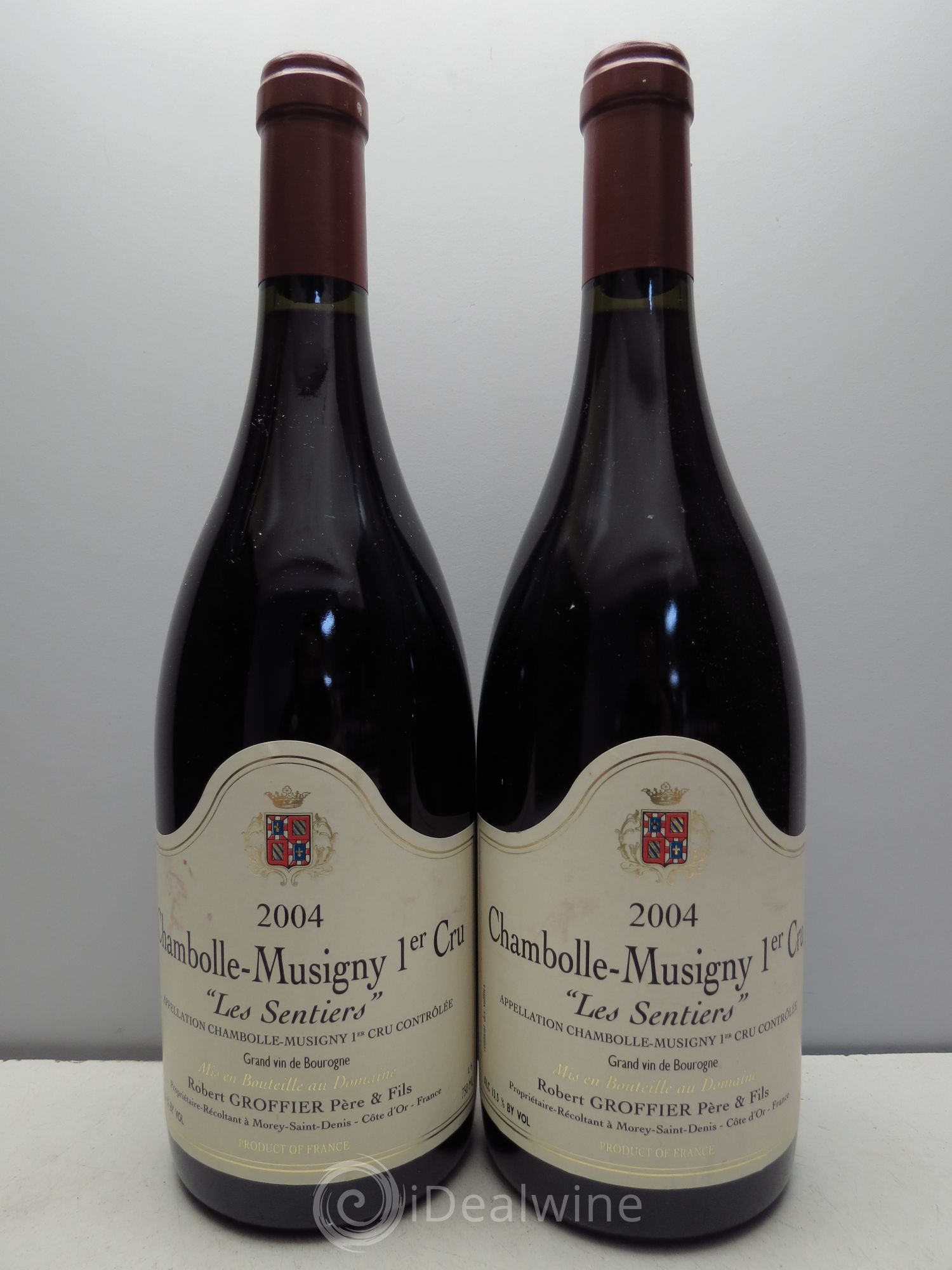 Chambolle-Musigny 1er Cru Les Sentiers Robert Groffier Père & Fils (Domaine) 2004 - Lot de 2 bouteilles - 0