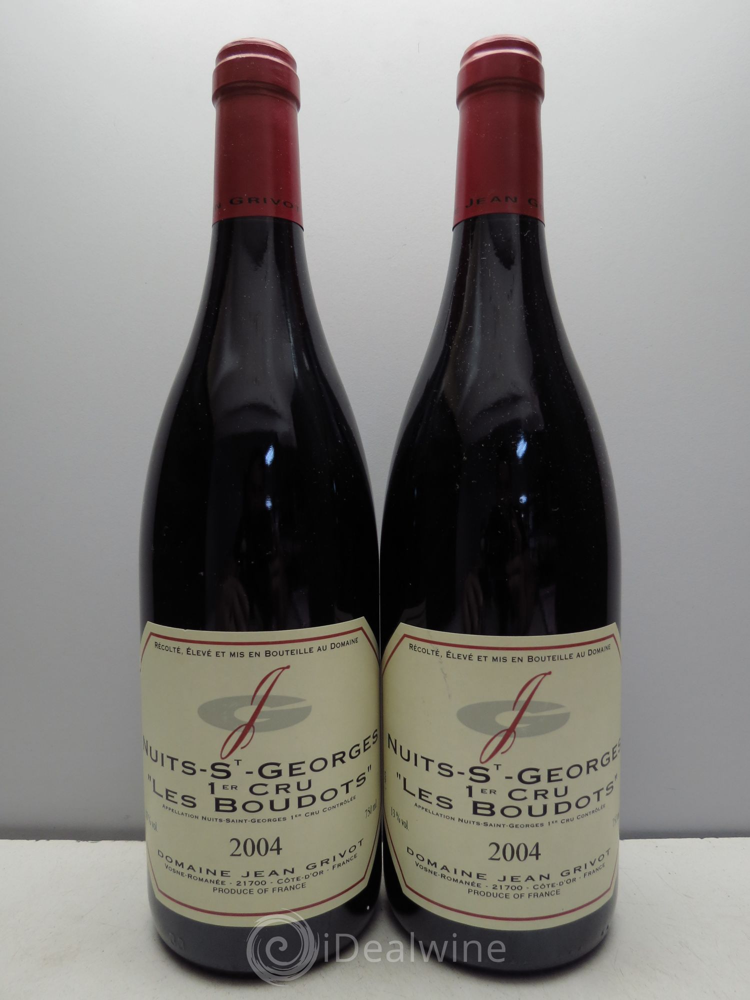 Nuits-Saint-Georges 1er Cru Aux Boudots Jean Grivot null 2004 - Lot of 2 bottles - 0