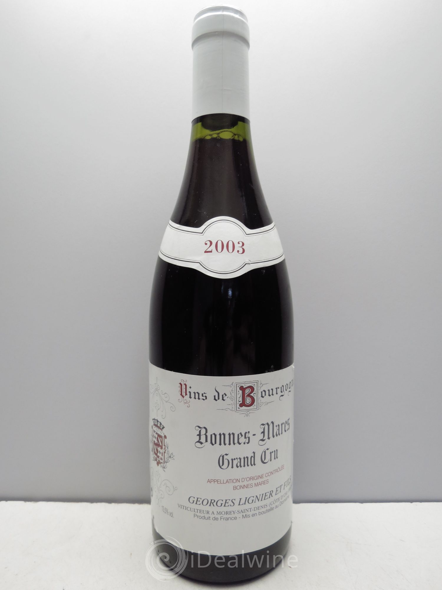 Bonnes-Mares Grand Cru Georges Lignier (Domaine) null 2003 - Lot of 1 bottle - 0