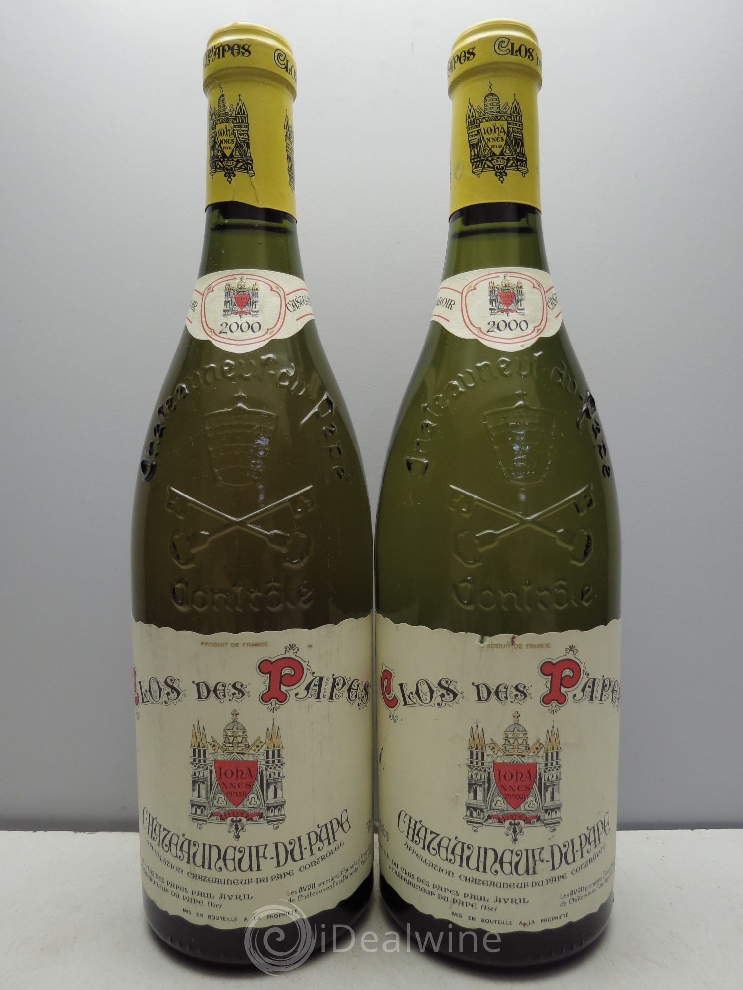 Châteauneuf-du-Pape Clos des Papes - Paul Avril 2000 - Lot de 2 bouteilles - 0