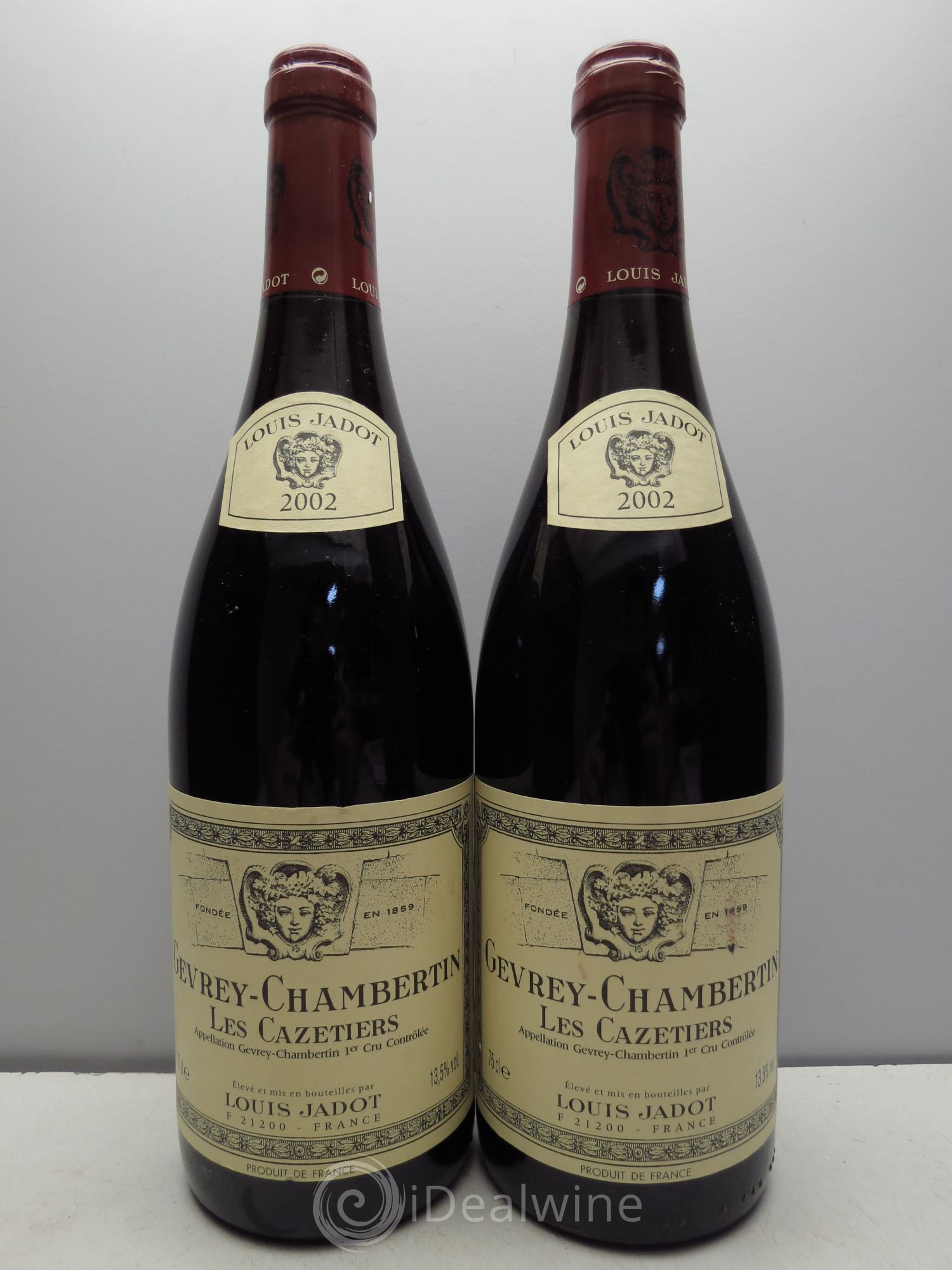 Gevrey-Chambertin 1er Cru 2002 - Lot de 2 bouteilles - 0