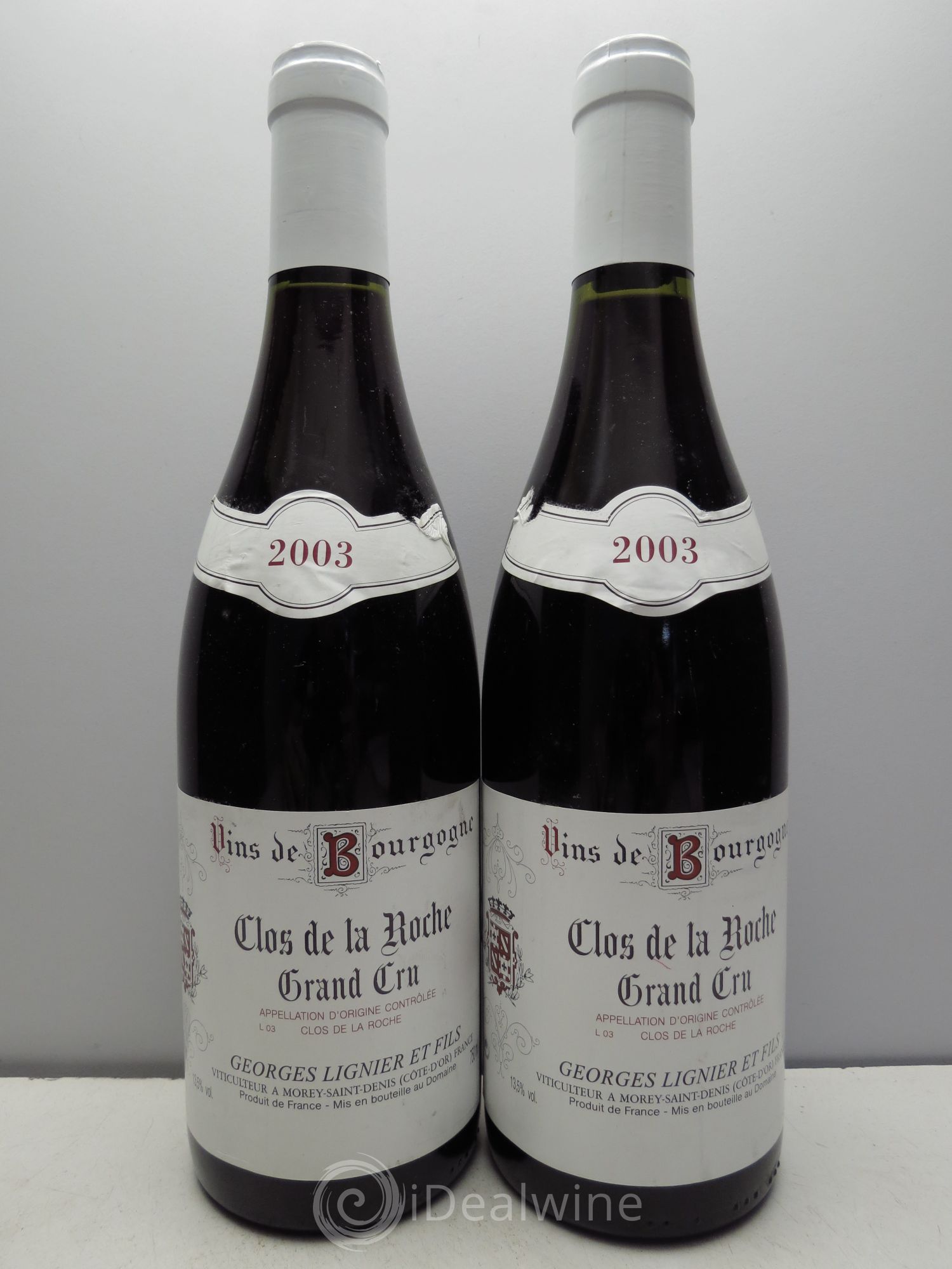 Clos de la Roche Grand Cru 2003 - Lot de 2 bouteilles - 0