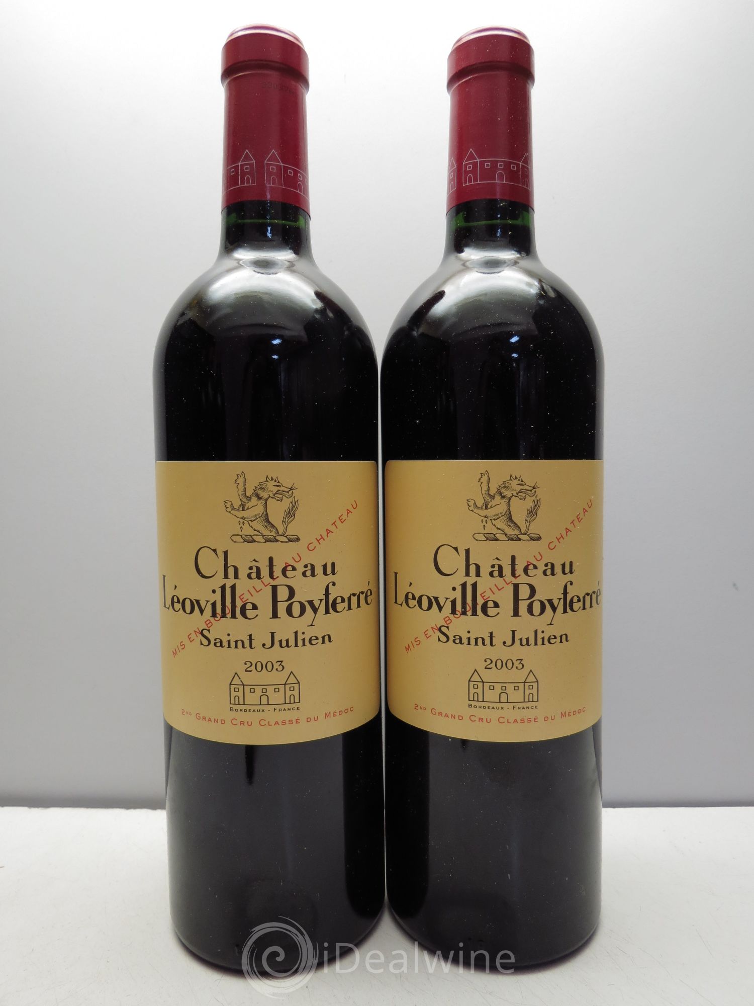 Château Léoville Poyferré 2ème Grand Cru Classé 2003 - Lotto di 12 bottiglie - 4
