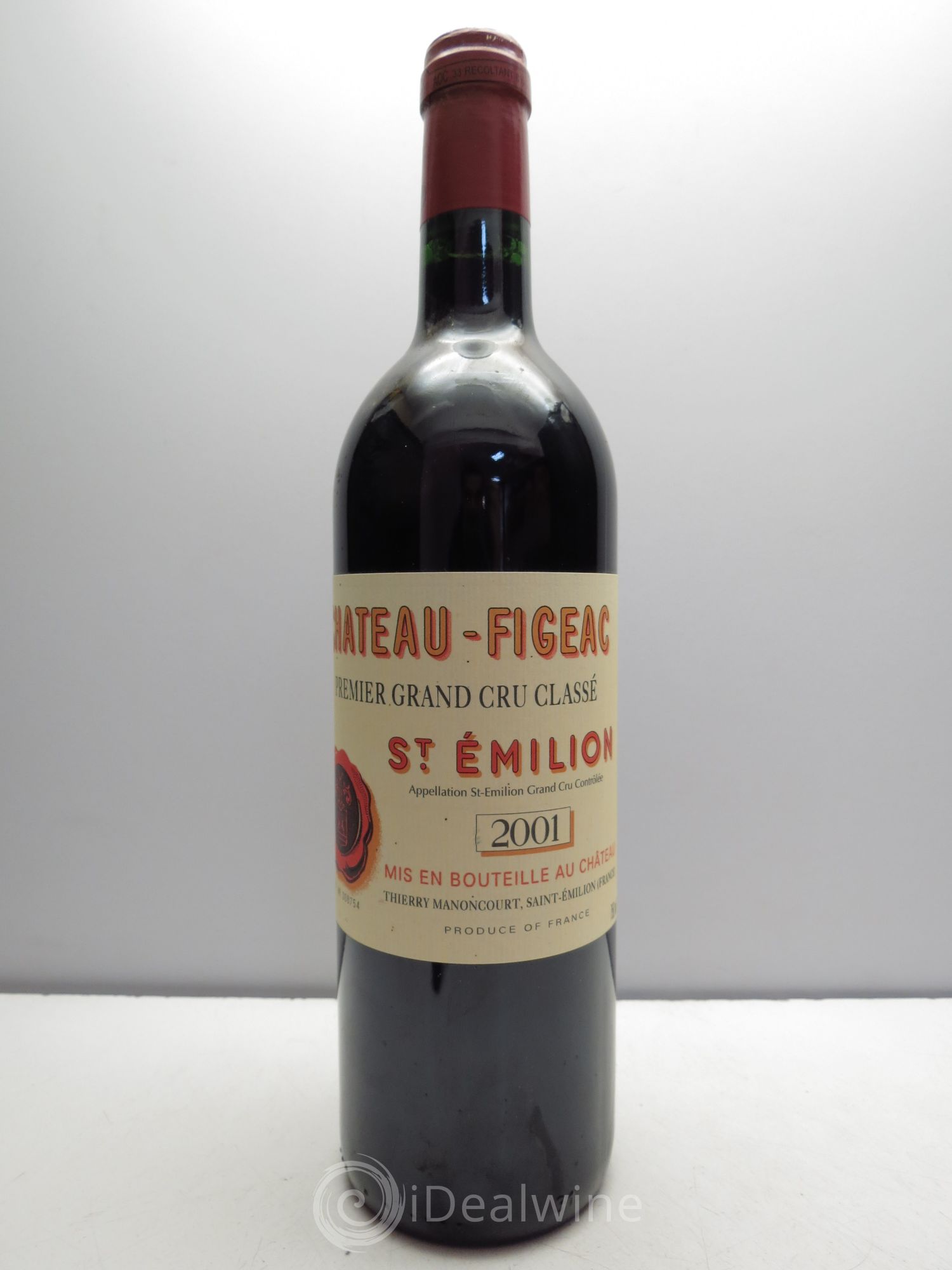 Château Figeac 1er Grand Cru Classé A 2001 - Lot de 6 bouteilles - 0