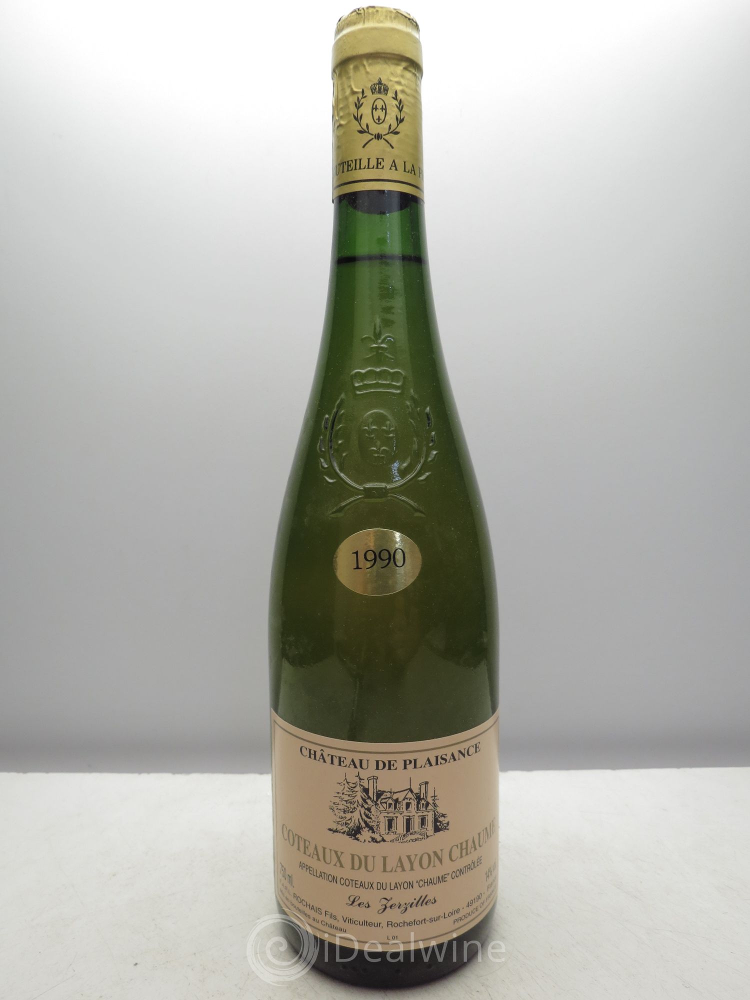 Coteaux du Layon Les Jerzilles - Château de Plaisance (sans prix de réserve / no reserve) 1990 - Lotto di 1 bottiglia - 0