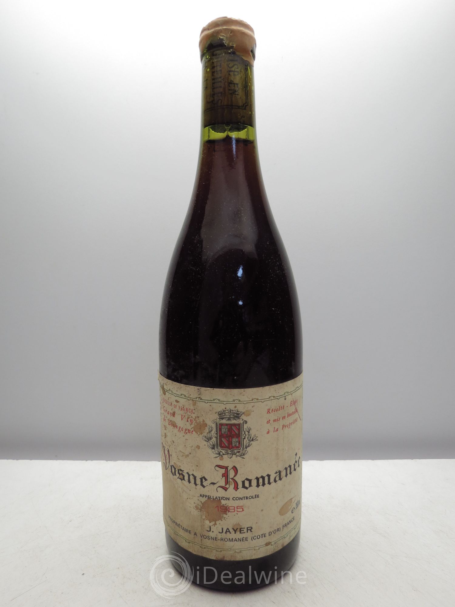 Vosne-Romanée J.Jayer (sans prix de réserve - no reserve) 1985 - Posten von 1 Flasche - 0