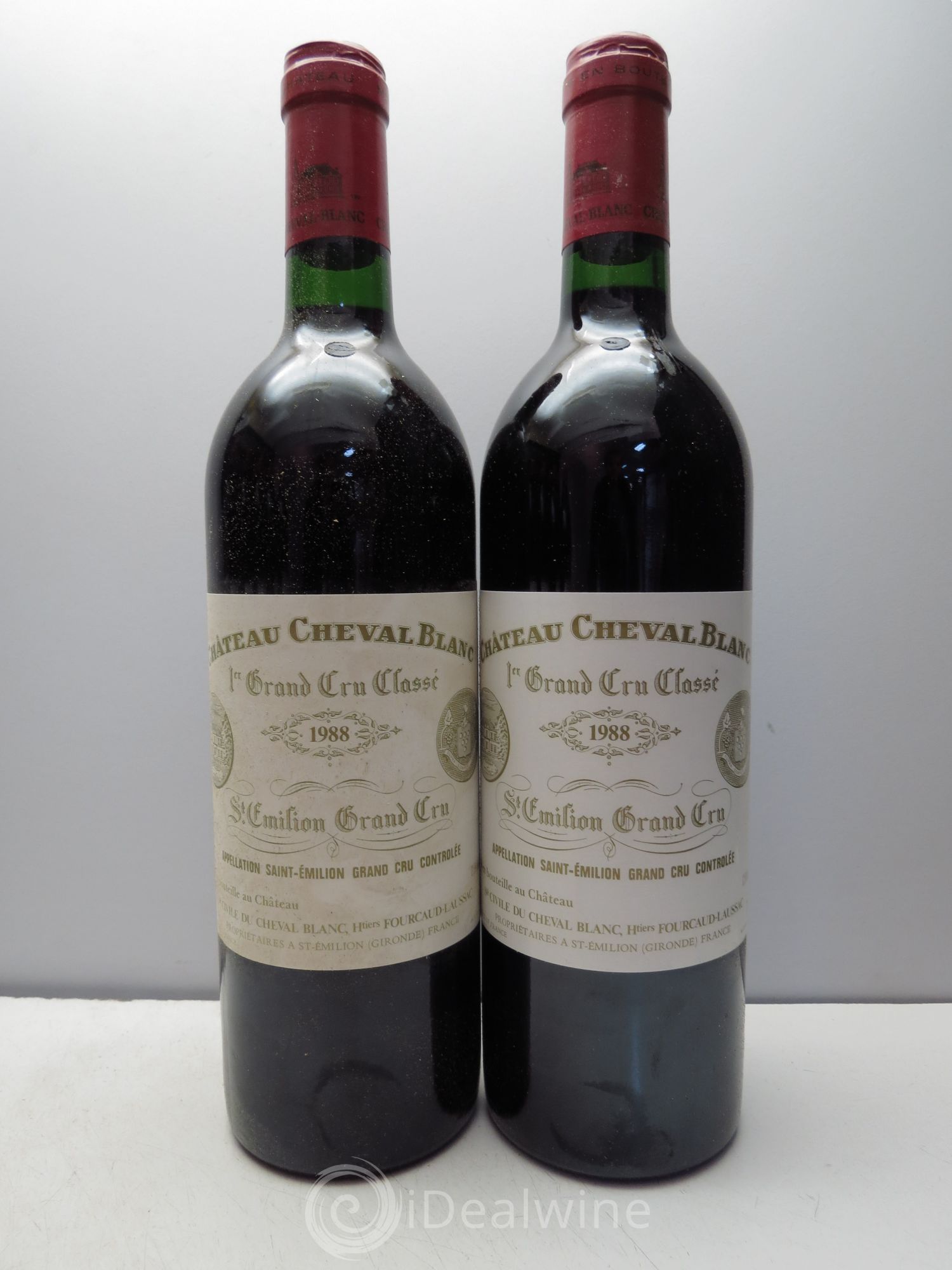 Château Cheval Blanc 1er Grand Cru Classé A 1988 - Lot de 12 bouteilles - 1