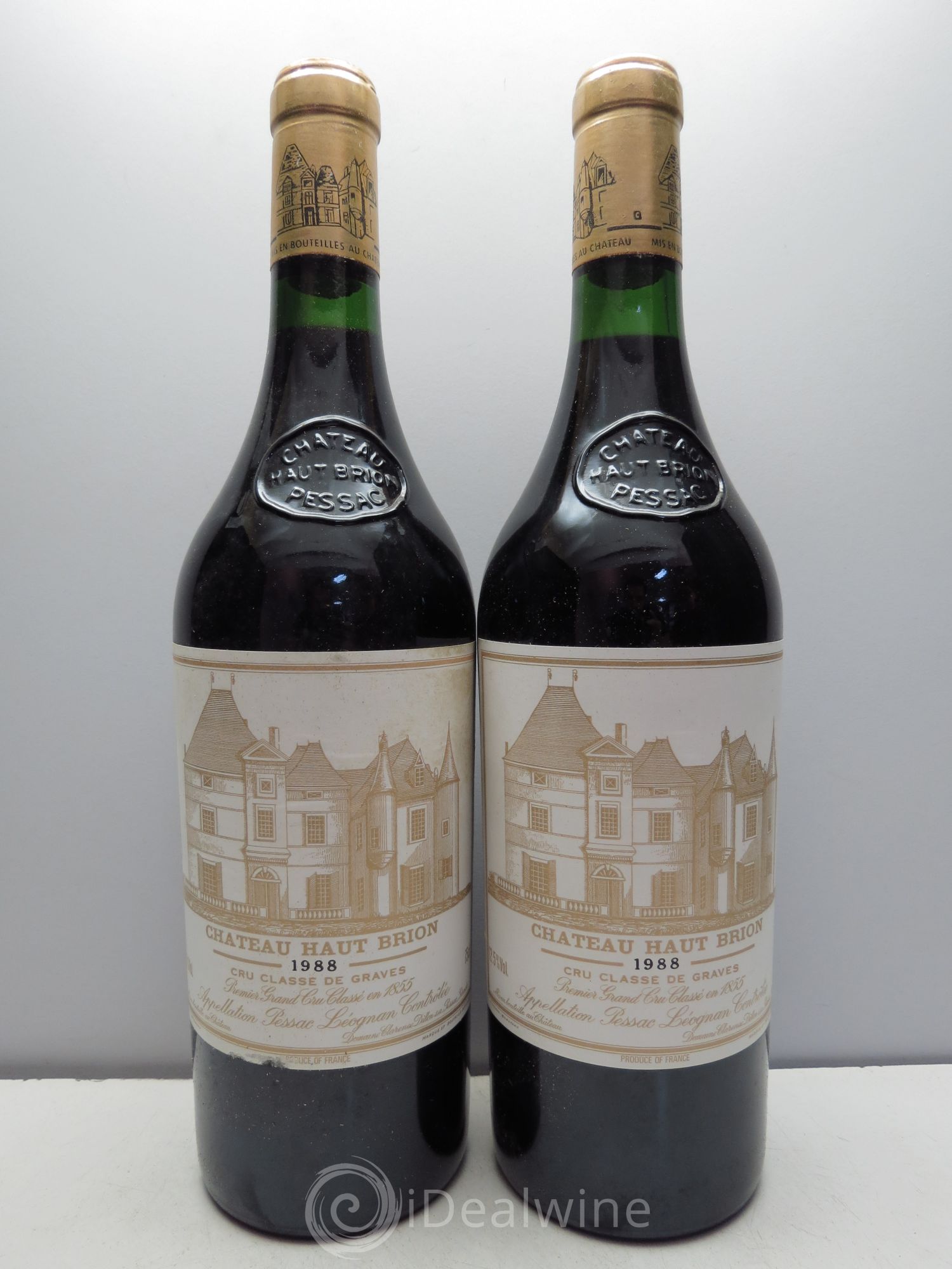 Château Haut Brion 1er Grand Cru Classé 1988 - Lot de 12 bouteilles - 2