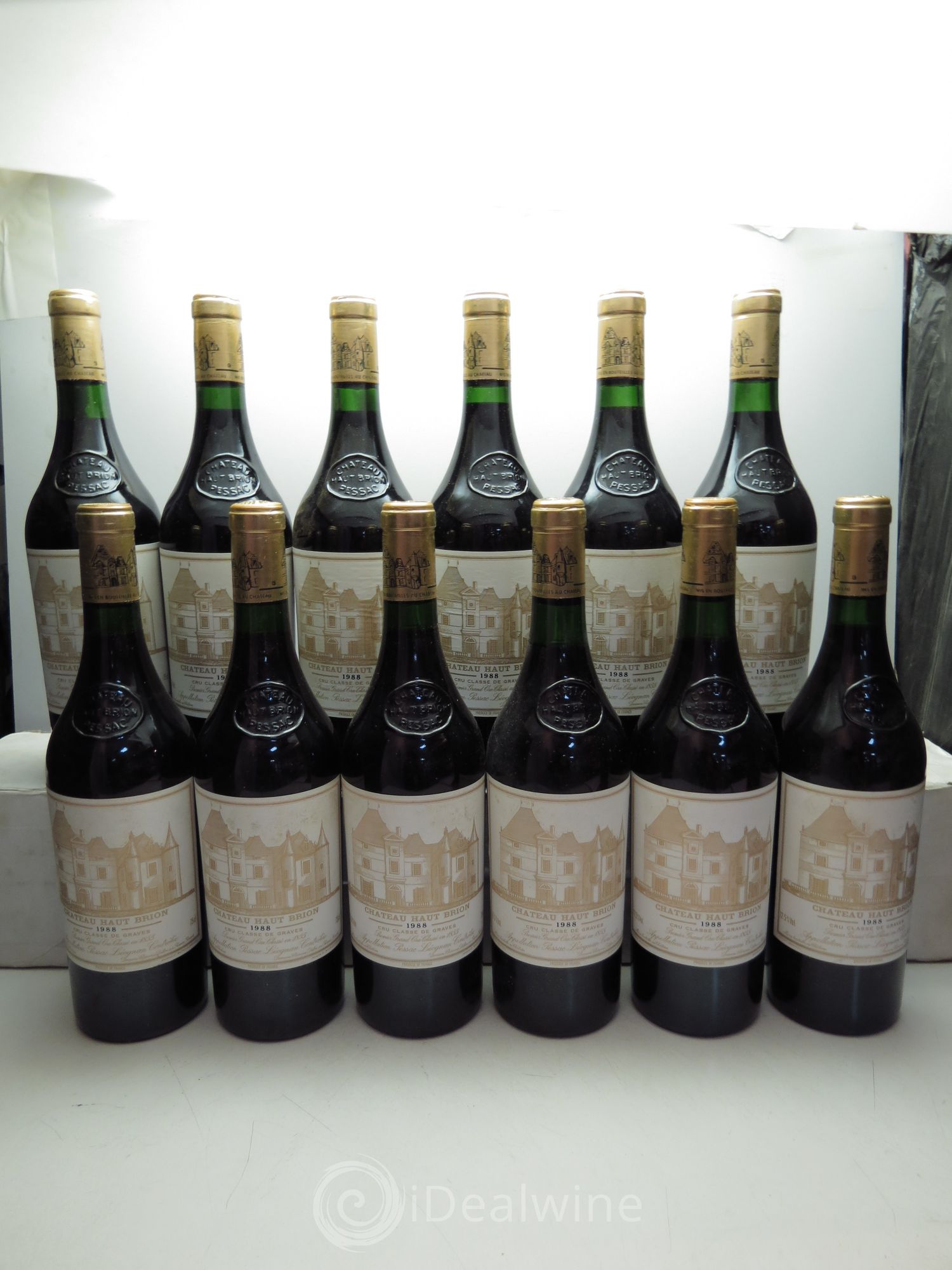 Château Haut Brion 1er Grand Cru Classé 1988 - Lot de 12 bouteilles - 0