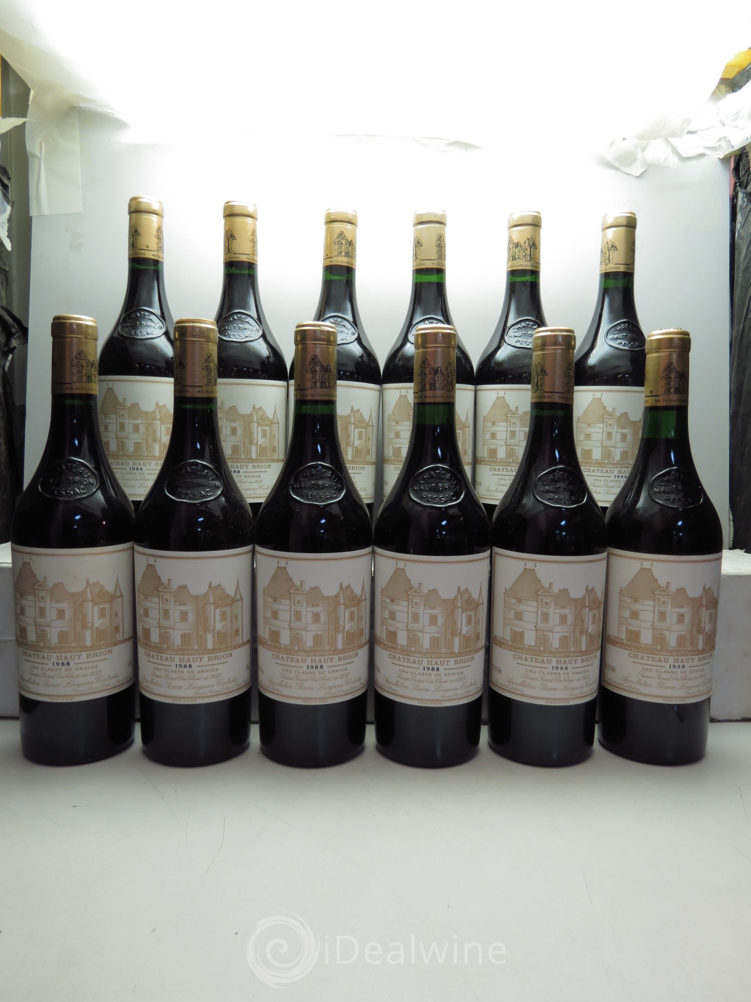 Château Haut Brion 1er Grand Cru Classé 1988 - Lot de 12 bouteilles - 0