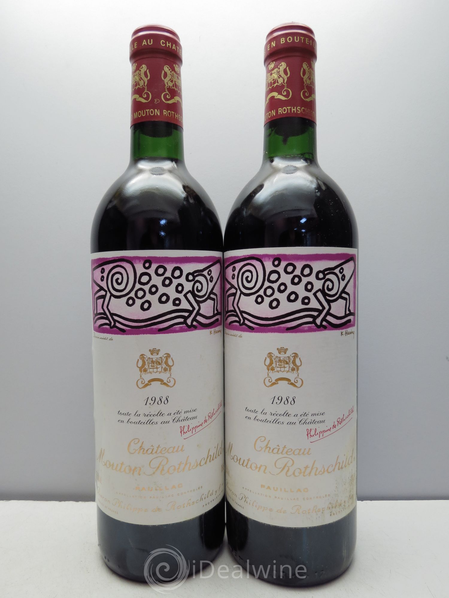 Château Mouton Rothschild 1er Grand Cru Classé 1988 - Lot de 12 bouteilles - 4