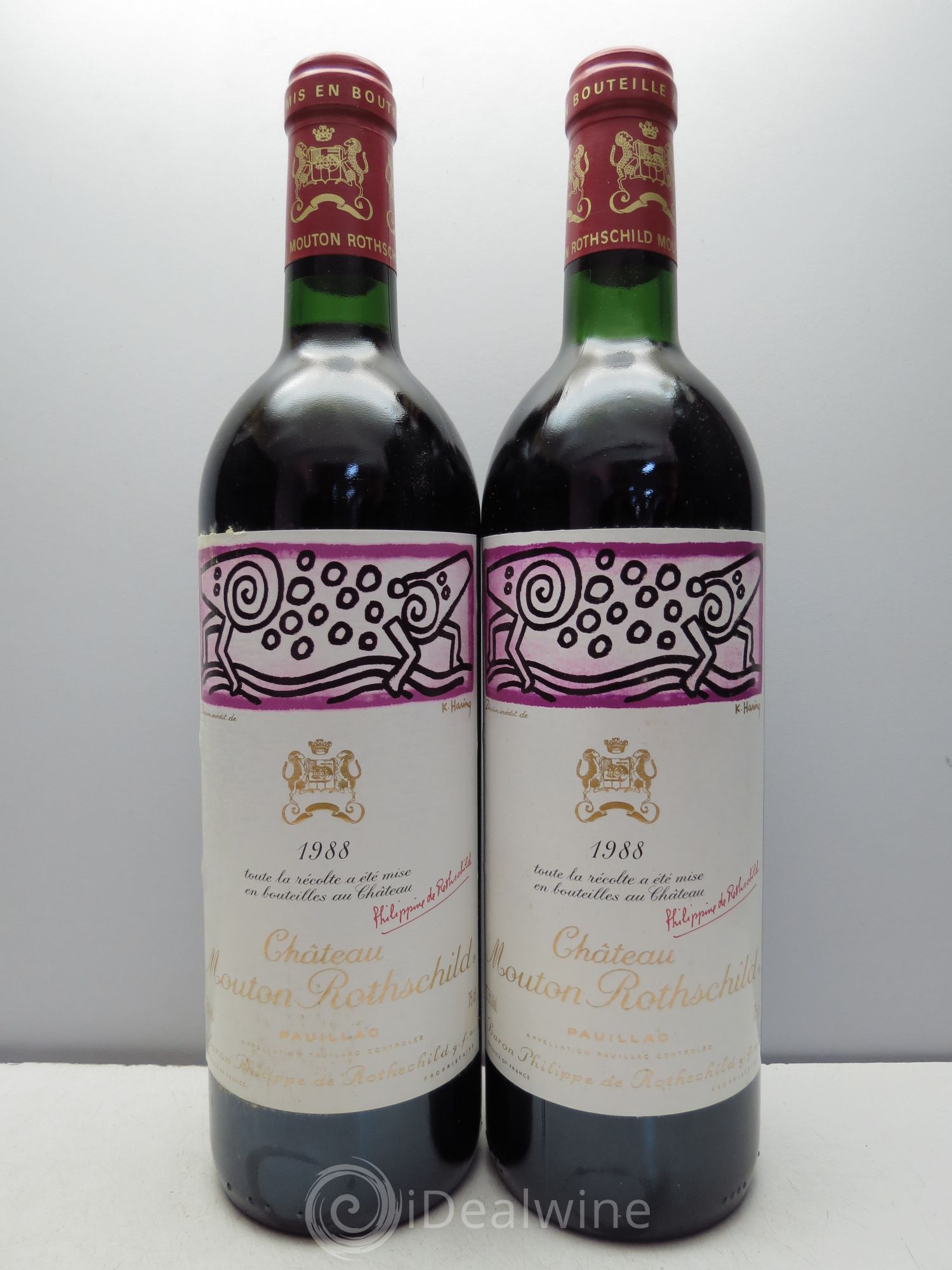 Château Mouton Rothschild 1er Grand Cru Classé 1988 - Lot de 12 bouteilles - 5