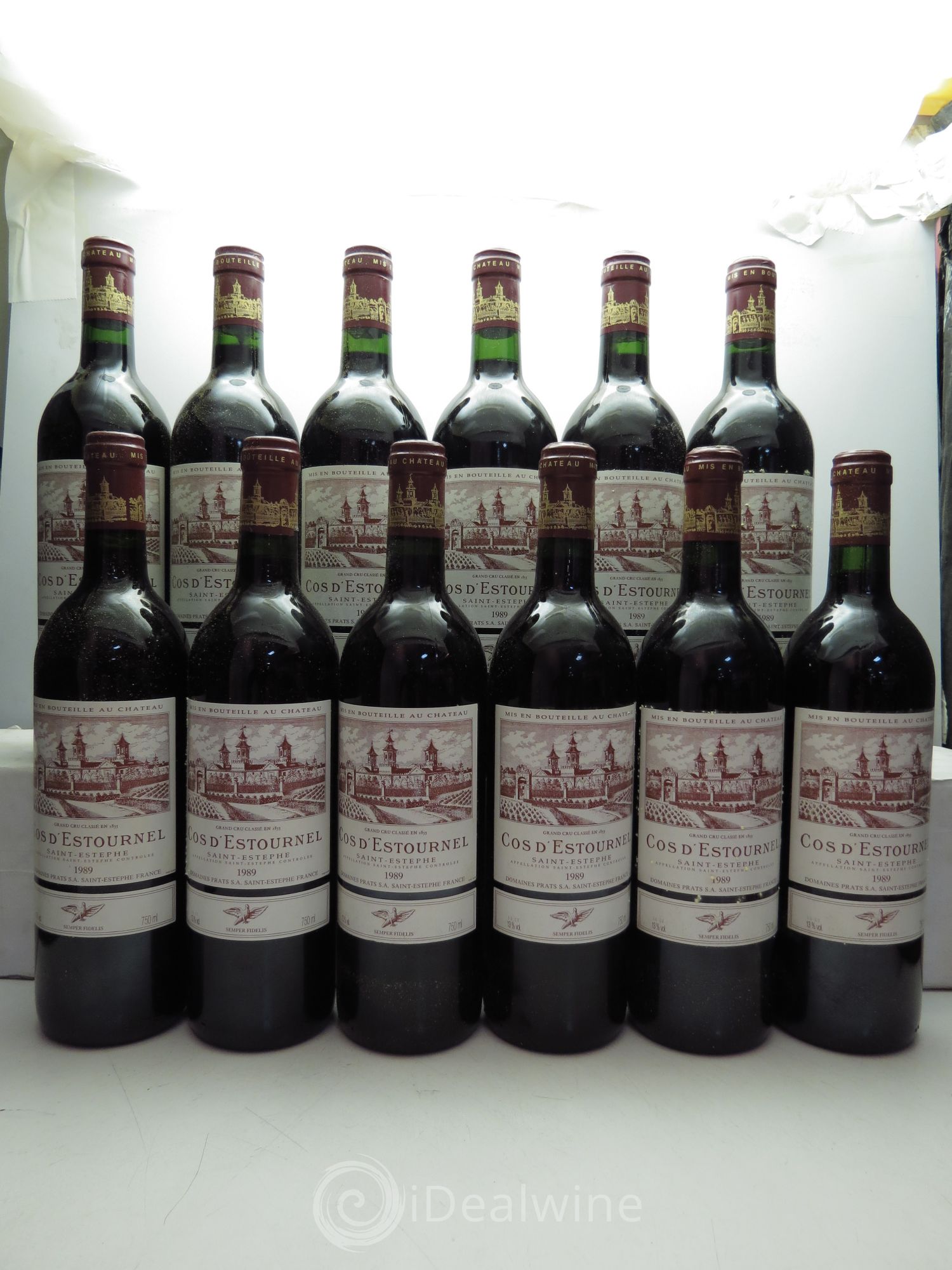 Cos d'Estournel 2ème Grand Cru Classé 1989 - Lot de 12 bouteilles - 0