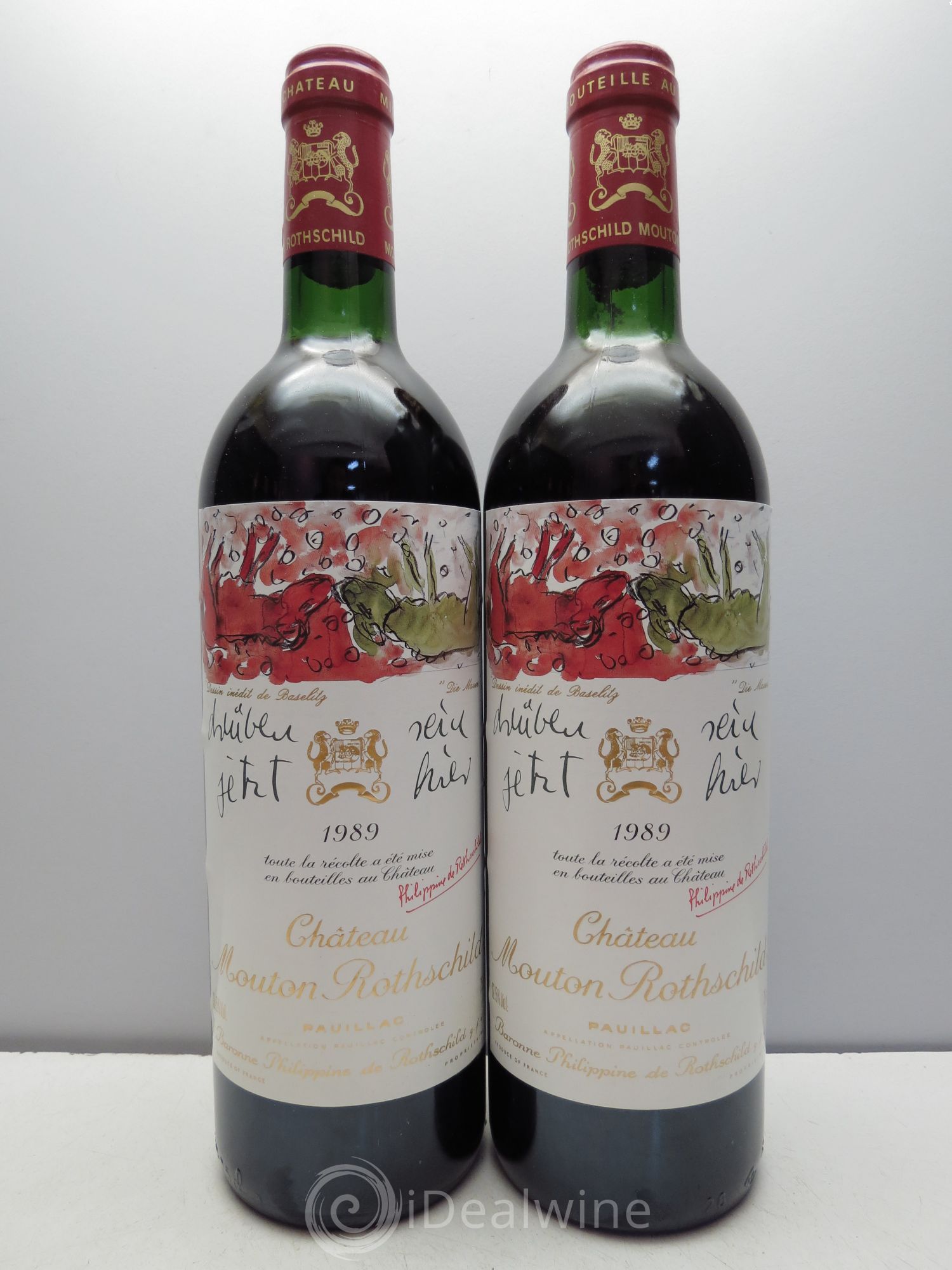 Château Mouton Rothschild 1er Grand Cru Classé 1989 - Lot de 12 bouteilles - 3