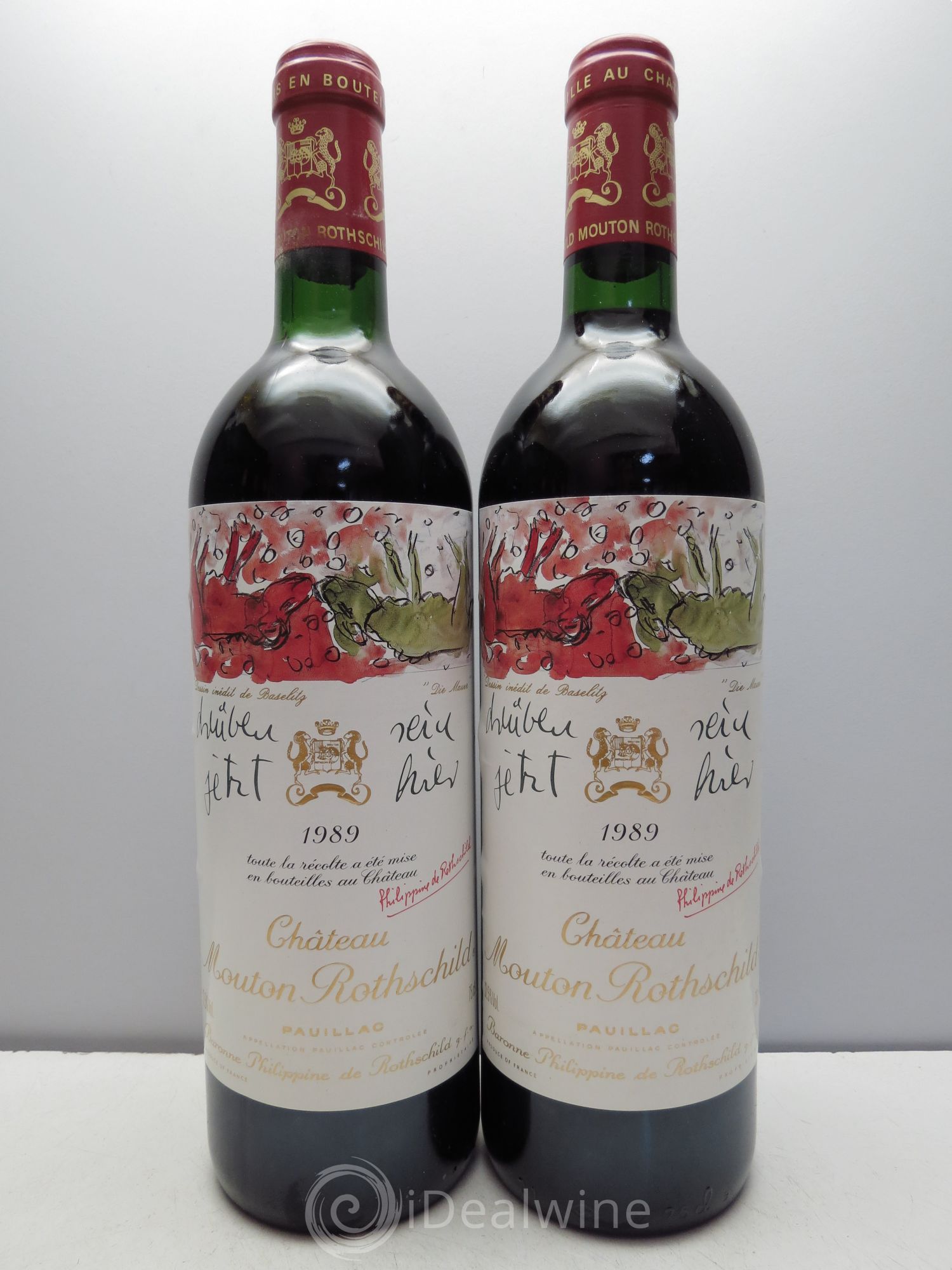 Château Mouton Rothschild 1er Grand Cru Classé 1989 - Lot de 12 bouteilles - 4