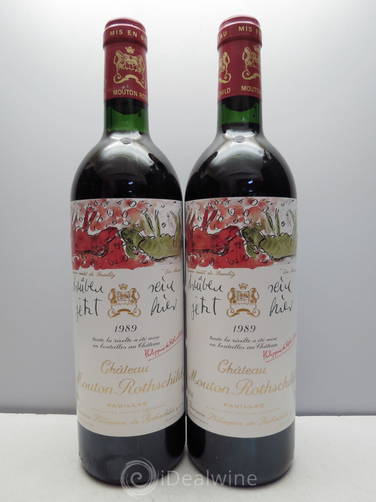 Château Mouton Rothschild 1er Grand Cru Classé 1989 - Lot de 12 bouteilles - 5