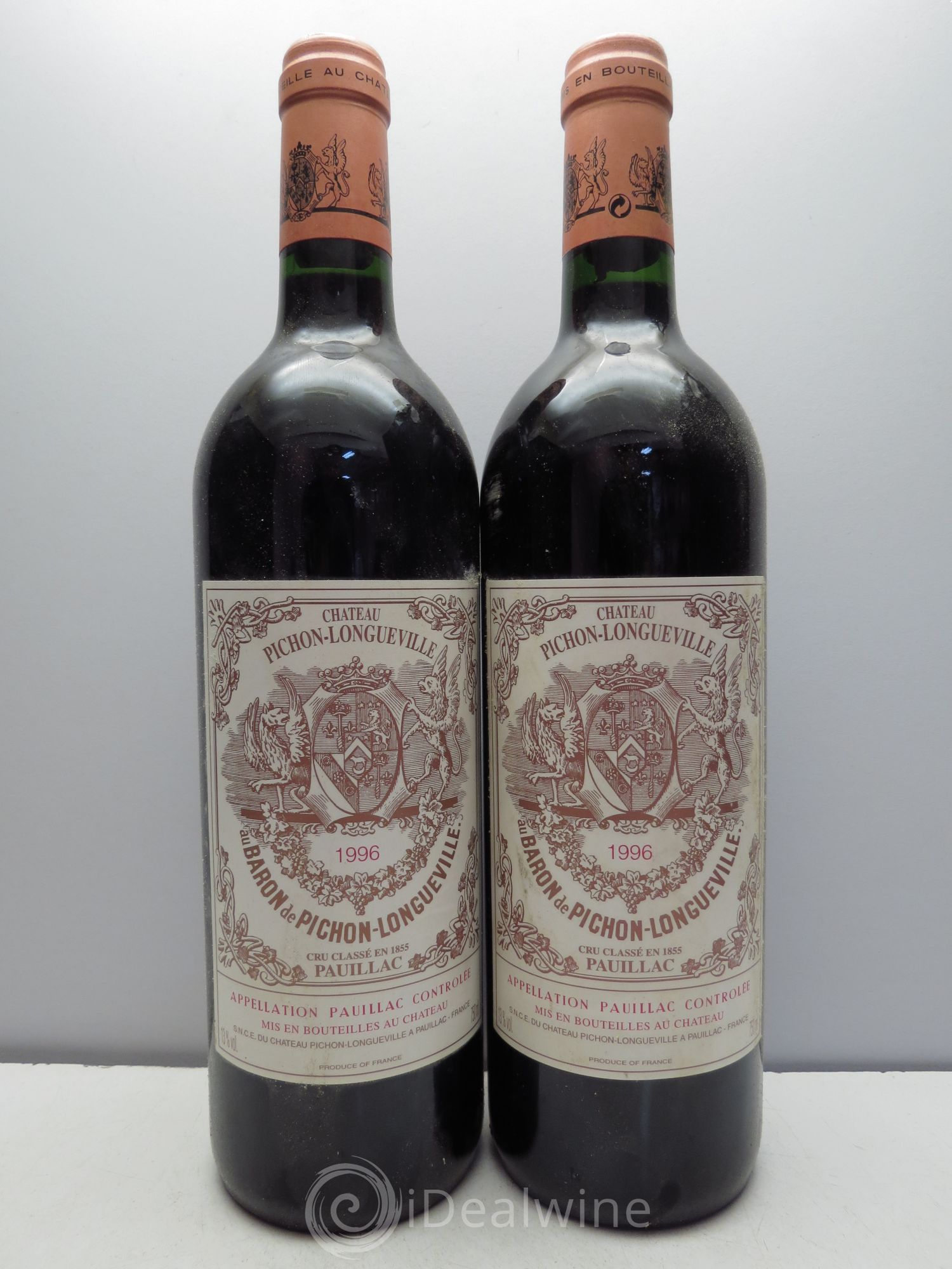 Pichon Longueville Baron 2ème Grand Cru Classé 1996 - Lot de 12 bouteilles - 6
