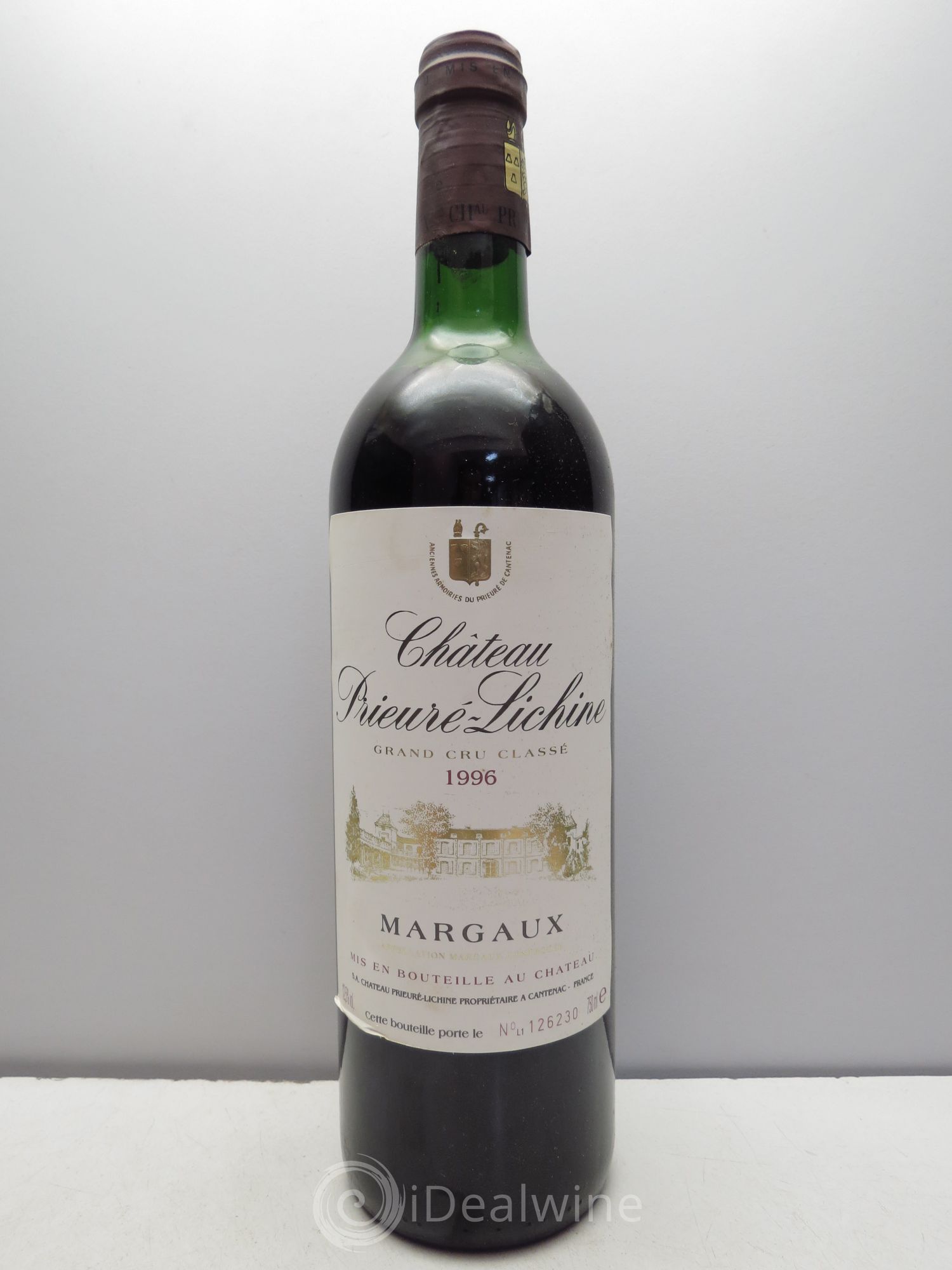 Château Prieuré Lichine 4ème Grand Cru Classé 1996 - Lot de 12 bouteilles - 0