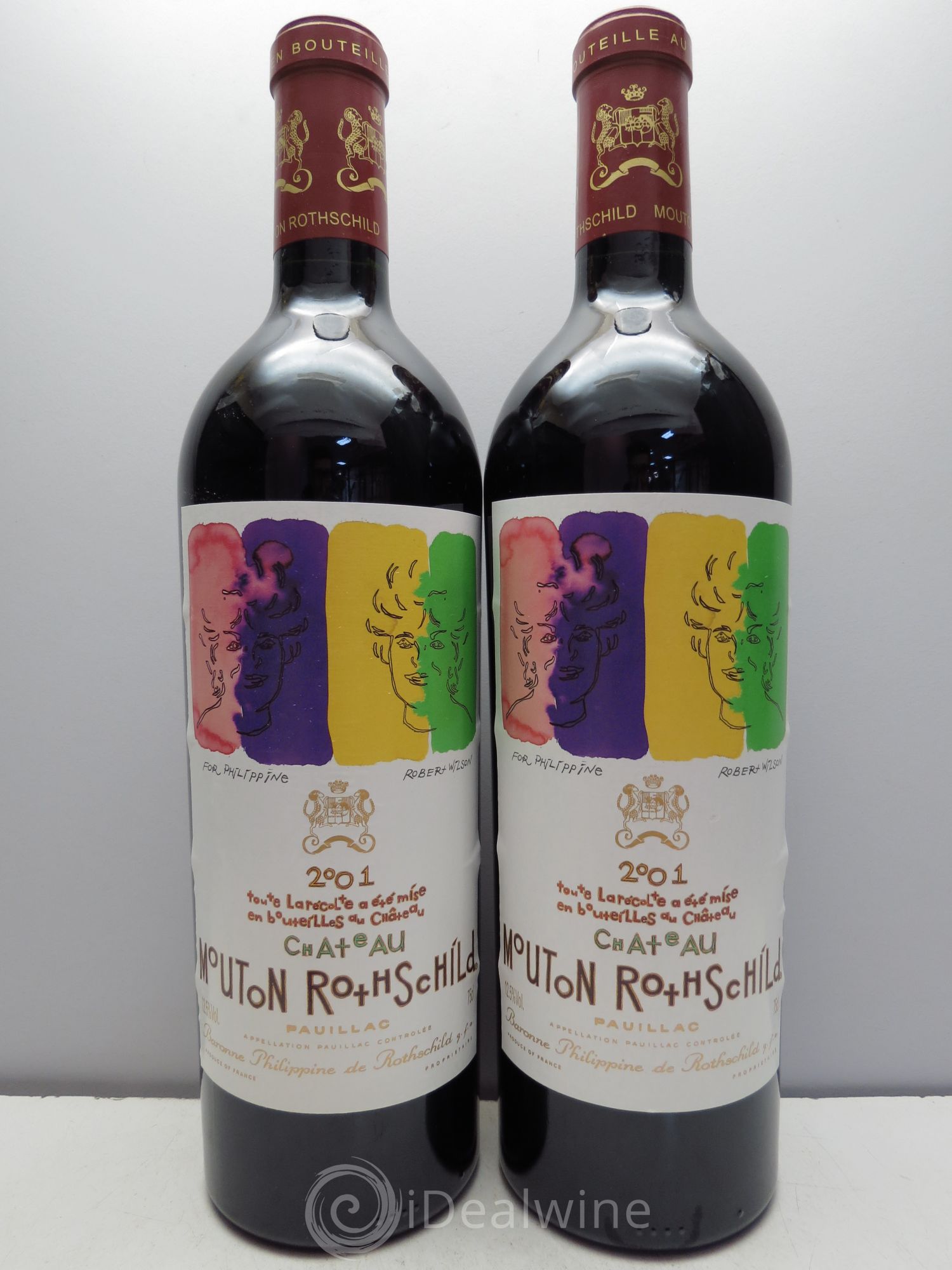 Château Mouton Rothschild 1er Grand Cru Classé 2001 - Lot de 6 bouteilles - 2