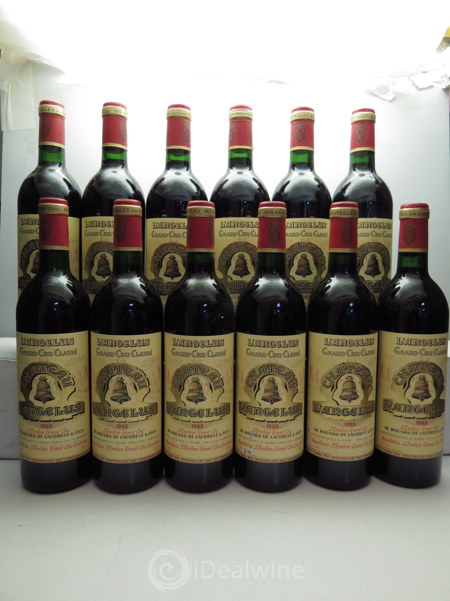 Château Angélus 1er Grand Cru Classé A 1985 - Lot de 12 bouteilles - 0