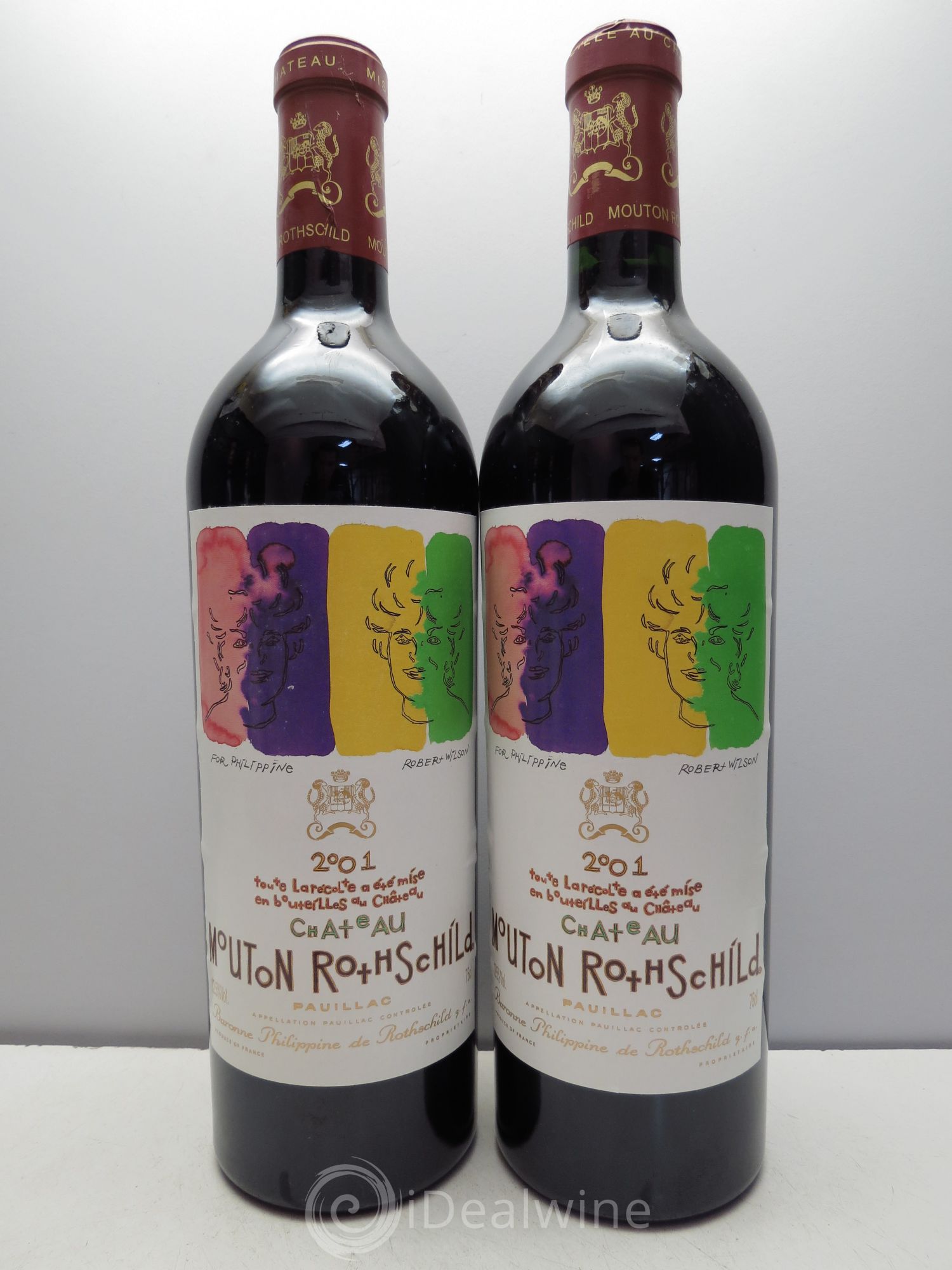 Château Mouton Rothschild 1er Grand Cru Classé 2001 - Lot de 6 bouteilles - 2