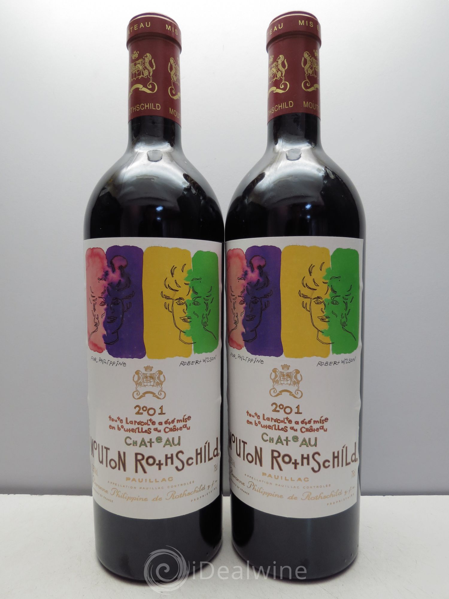 Château Mouton Rothschild 1er Grand Cru Classé 2001 - Lot de 6 bouteilles - 3