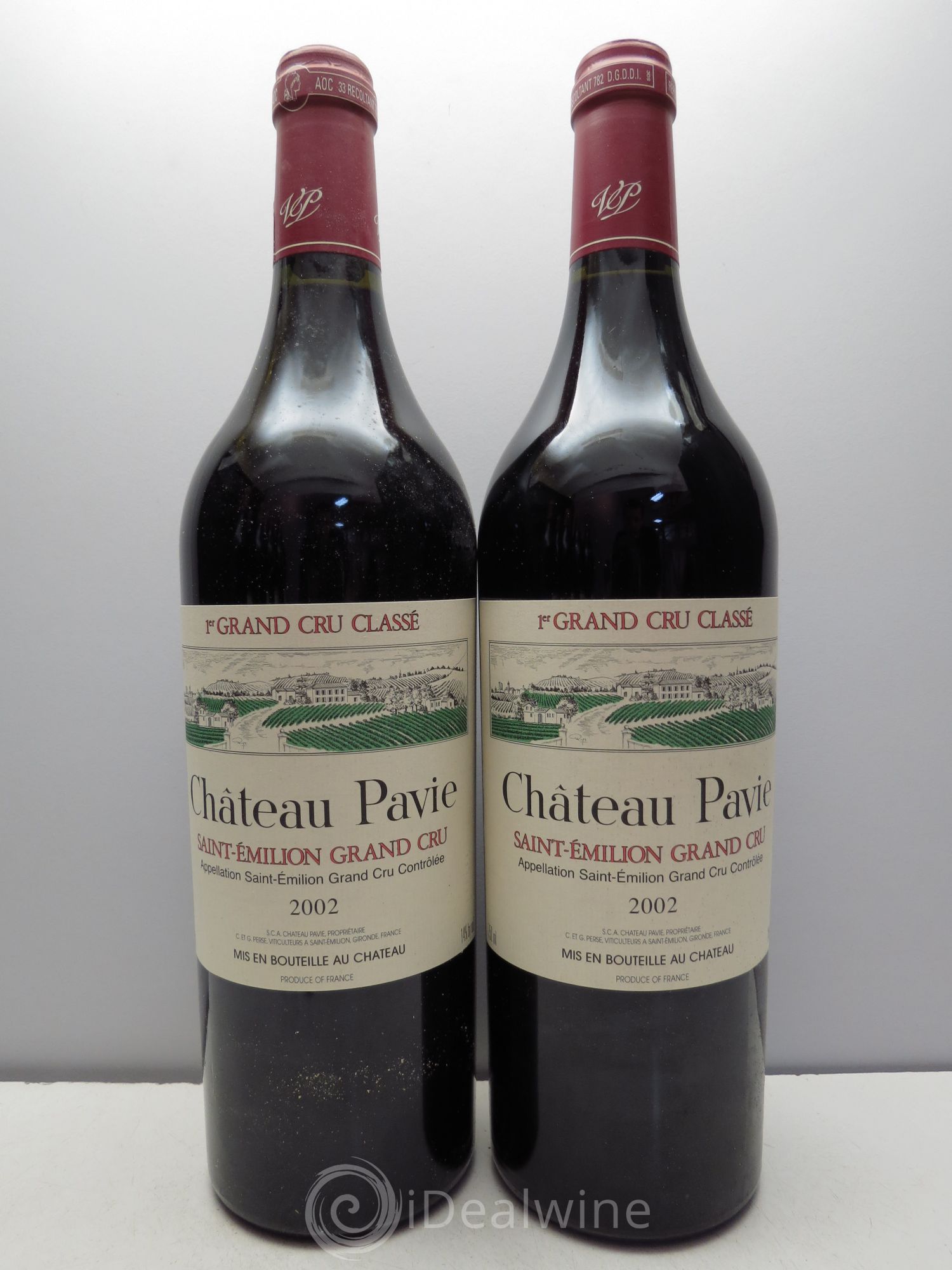 Château Pavie 1er Grand Cru Classé A 2002 - Lot de 12 bouteilles - 2