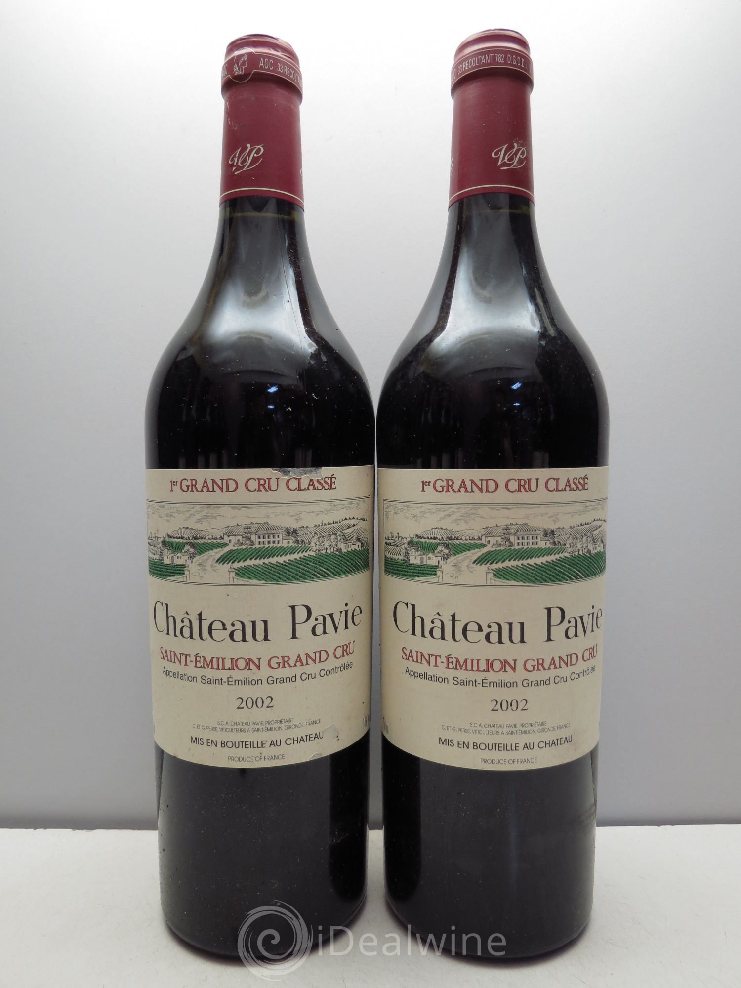 Château Pavie 1er Grand Cru Classé A 2002 - Lot de 12 bouteilles - 1