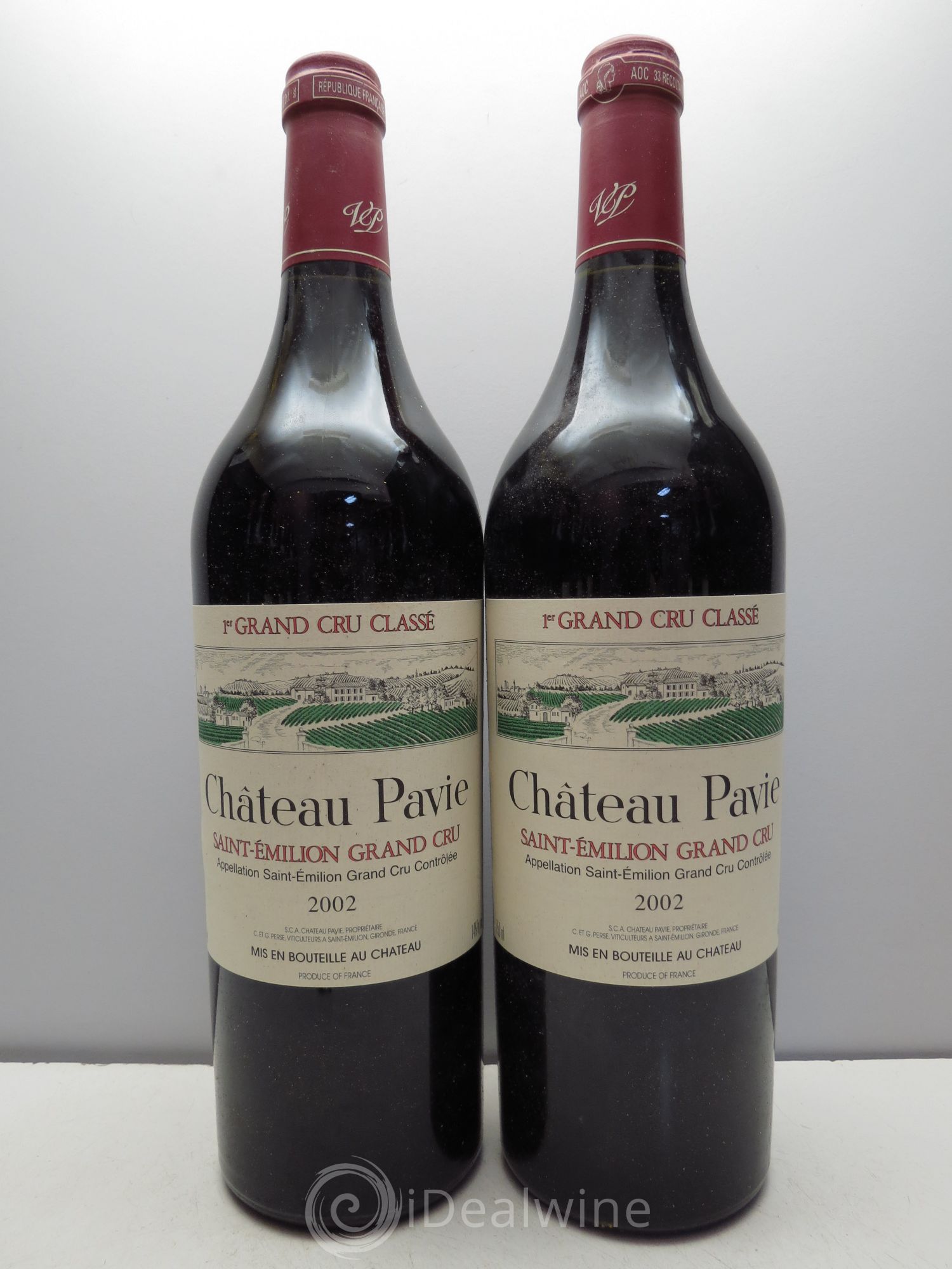 Château Pavie 1er Grand Cru Classé A 2002 - Lot de 12 bouteilles - 1