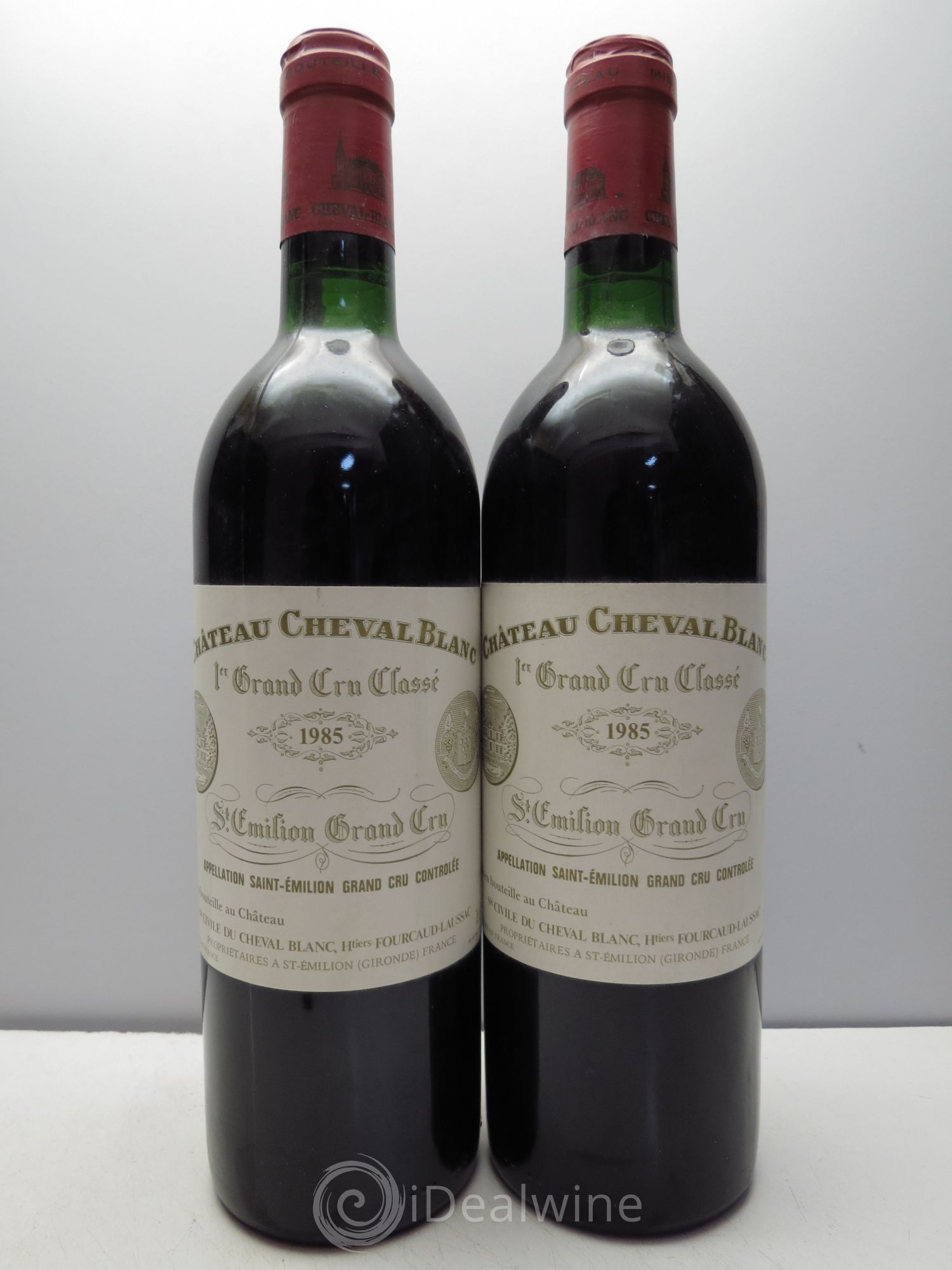 Château Cheval Blanc 1er Grand Cru Classé A 1985 - Lot de 2 bouteilles - 0