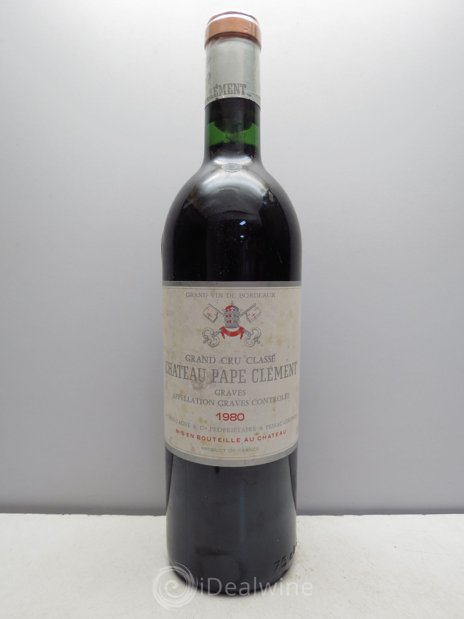 Château Pape Clément Cru Classé de Graves 1980 - Lot de 1 bouteille - 0