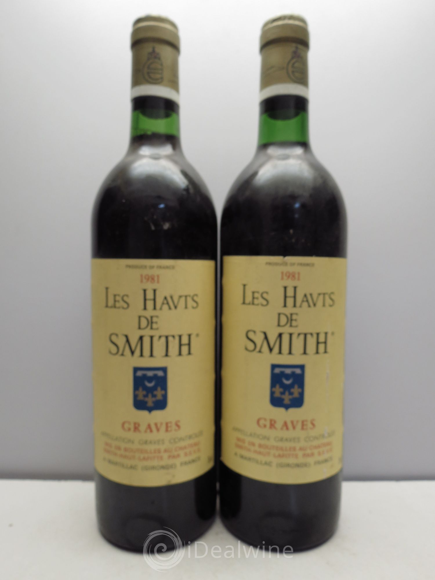 Pessac-Léognan Château Les Hauts de Smith 1981 - Posten von 2 Flaschen - 0