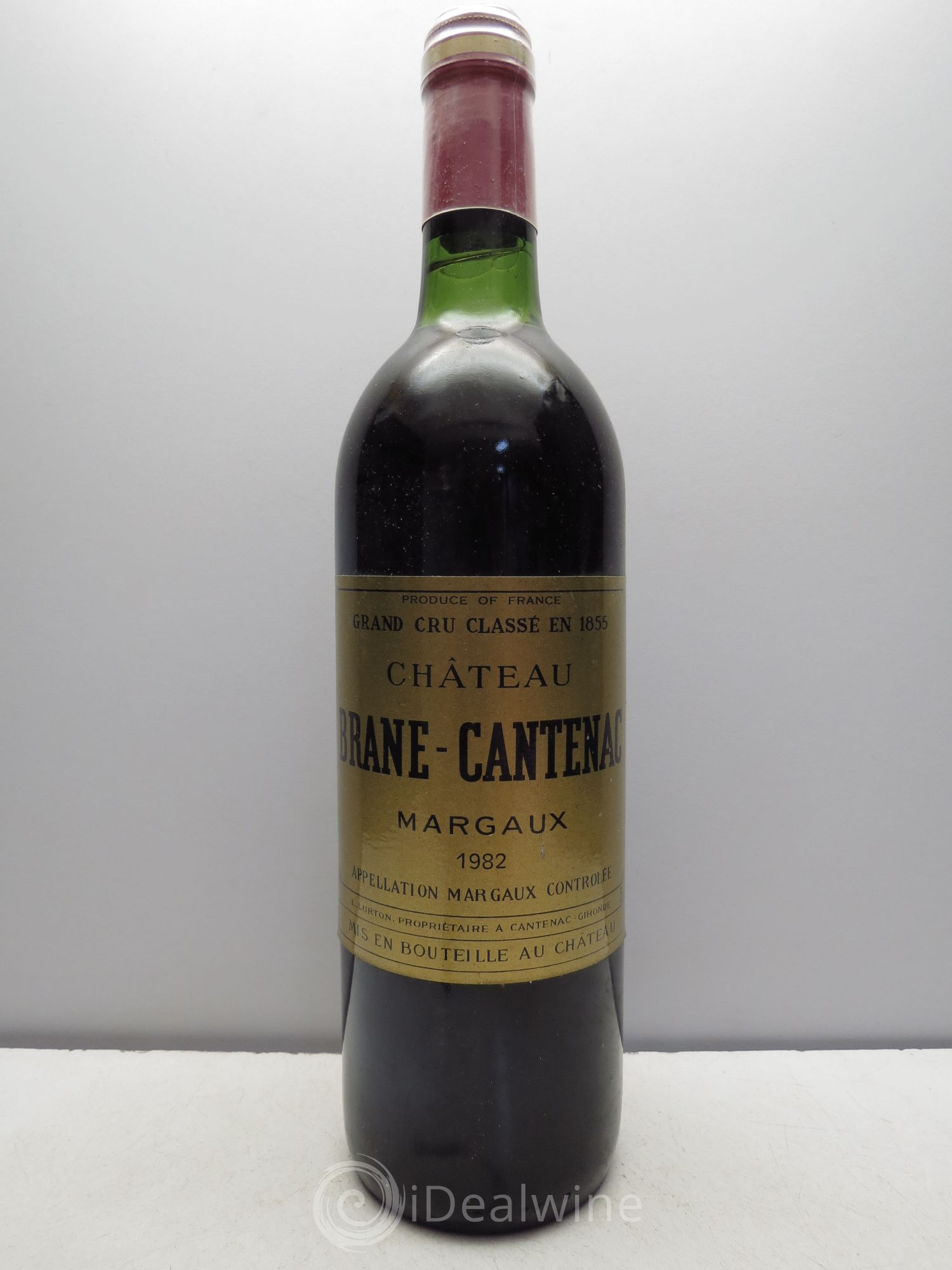 Château Brane Cantenac 2ème Grand Cru Classé 1982 - Lot de 1 bouteille - 0
