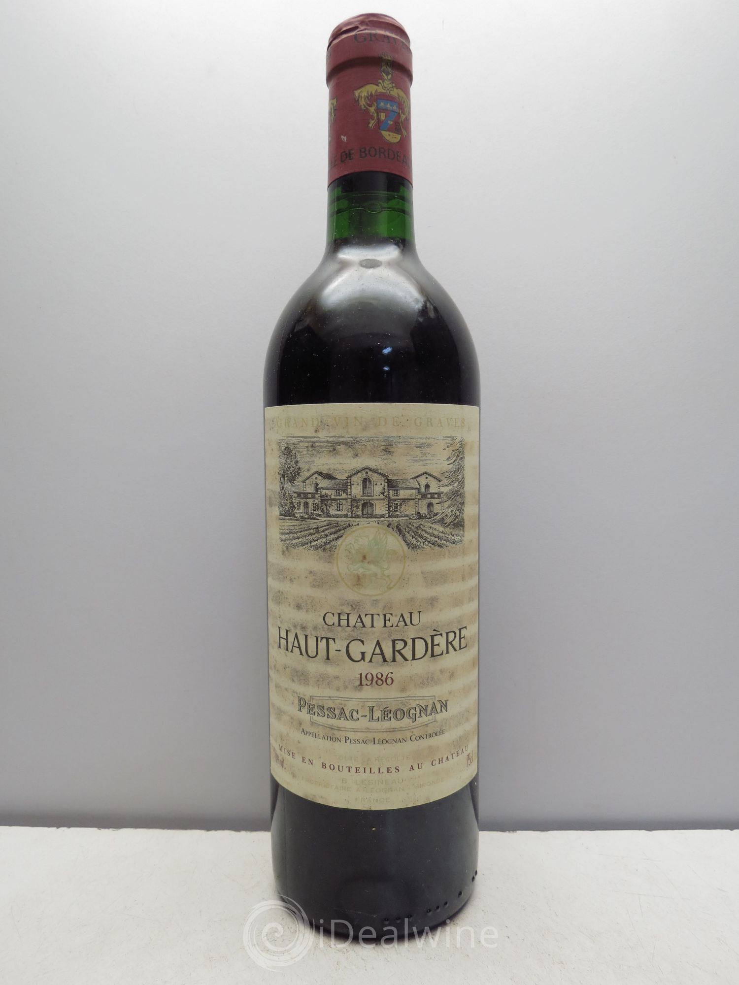 Château Haut-Gardère 1986 - Lot de 1 bouteille - 0