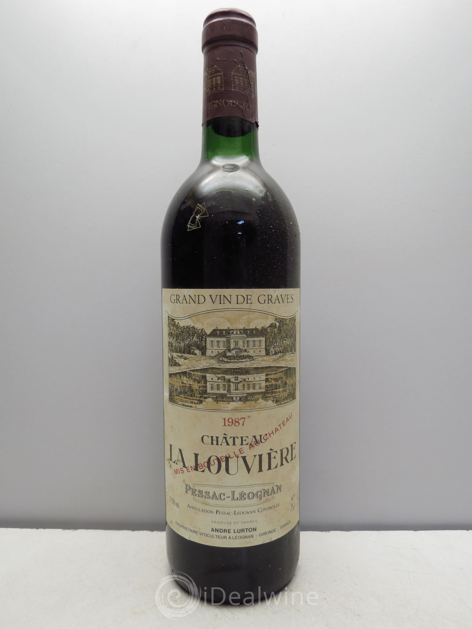 Château la Louvière 1987 - Lot de 12 bouteilles - 0