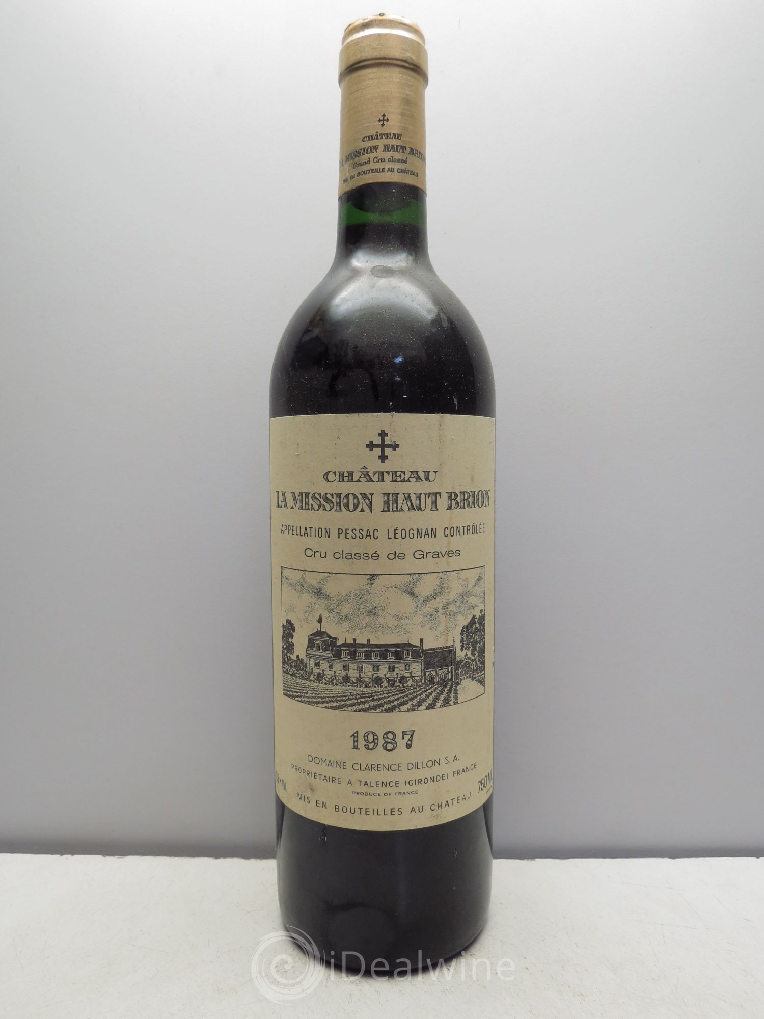 Château la Mission Haut-Brion Cru Classé de Graves 1987 - Lot de 1 bouteille - 0