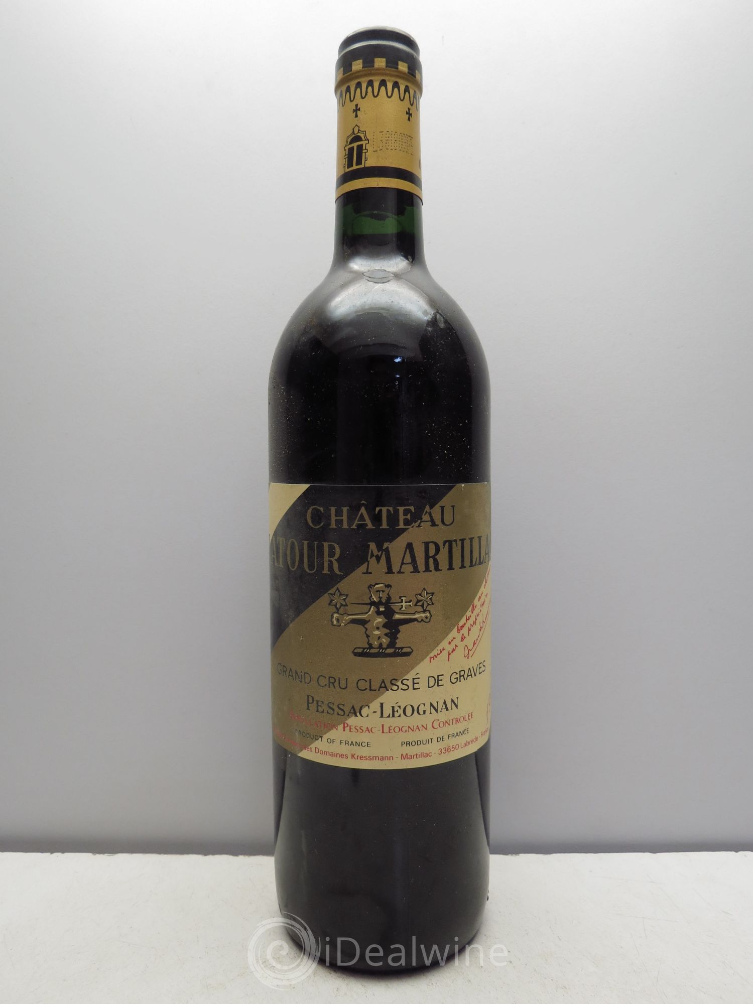 Château Latour-Martillac Cru Classé de Graves 1988 - Lot de 1 bouteille - 0