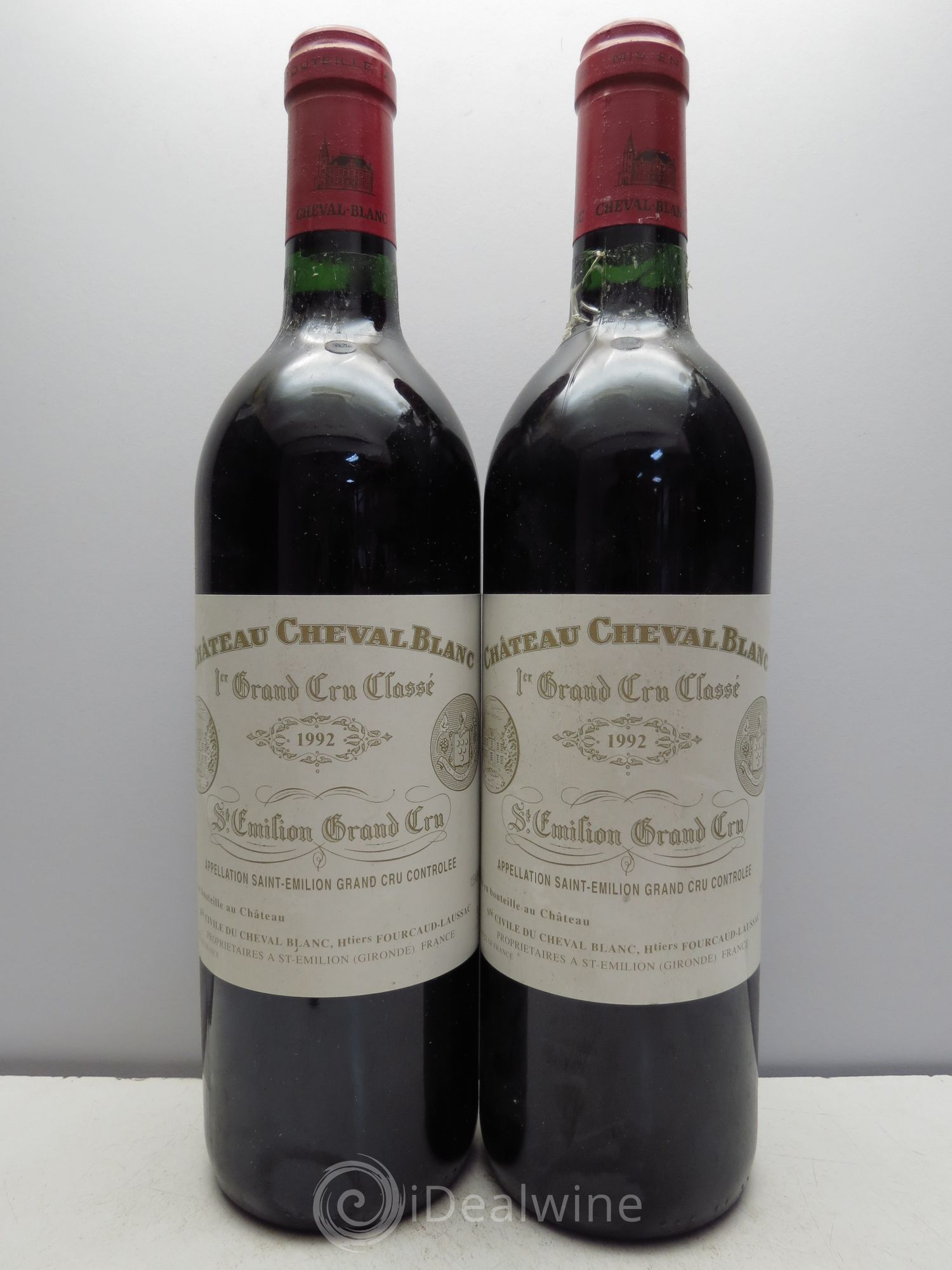 Château Cheval Blanc 1er Grand Cru Classé A 1992 - Lot de 2 bouteilles - 0