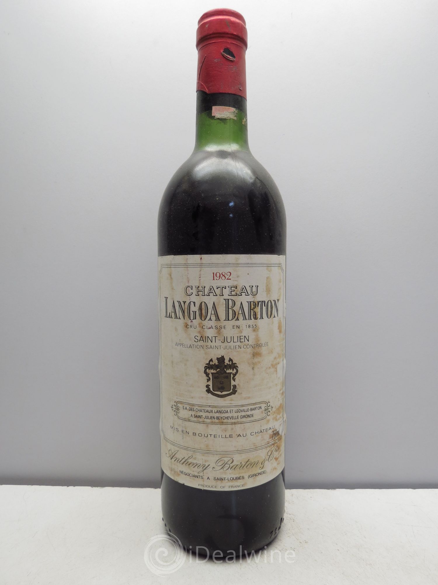 Château Langoa Barton 3ème Grand Cru Classé 1982 - Lot de 1 bouteille - 0