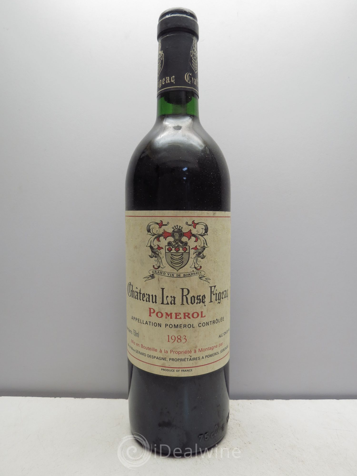Château la Rose Figeac 1983 - Lot de 1 bouteille - 0