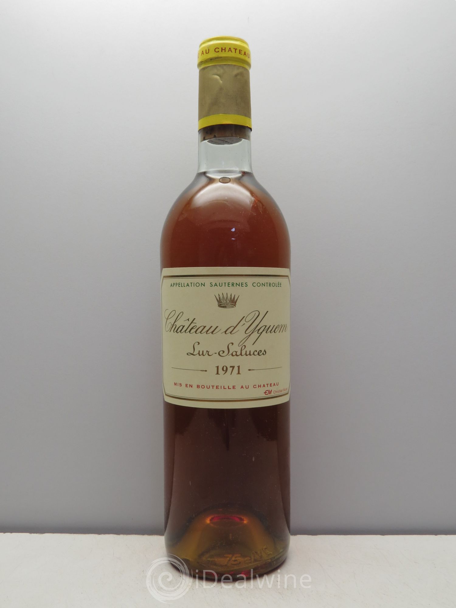Château d' Yquem 1er Cru Classé Supérieur 1971 - Lotto di 1 bottiglia - 0