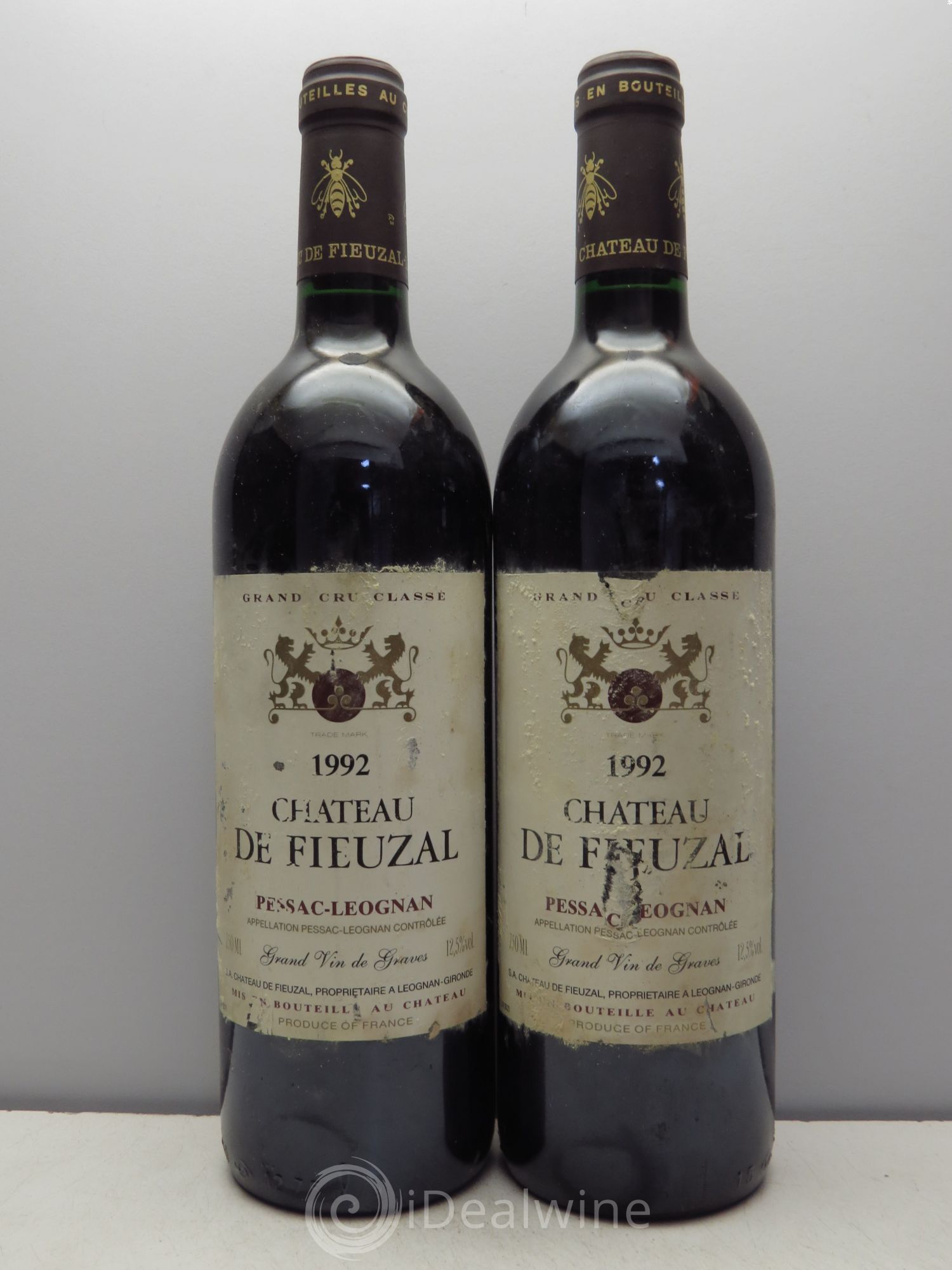 Château de Fieuzal Cru Classé de Graves 1992 - Lot de 2 bouteilles - 0